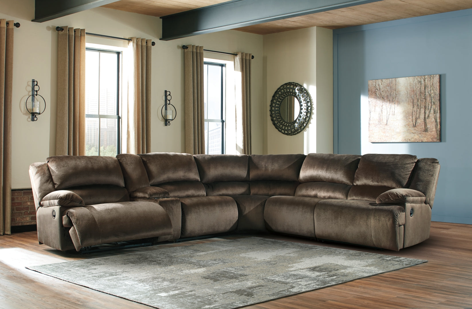 Clonmel 4-Piece Reclining Sectional