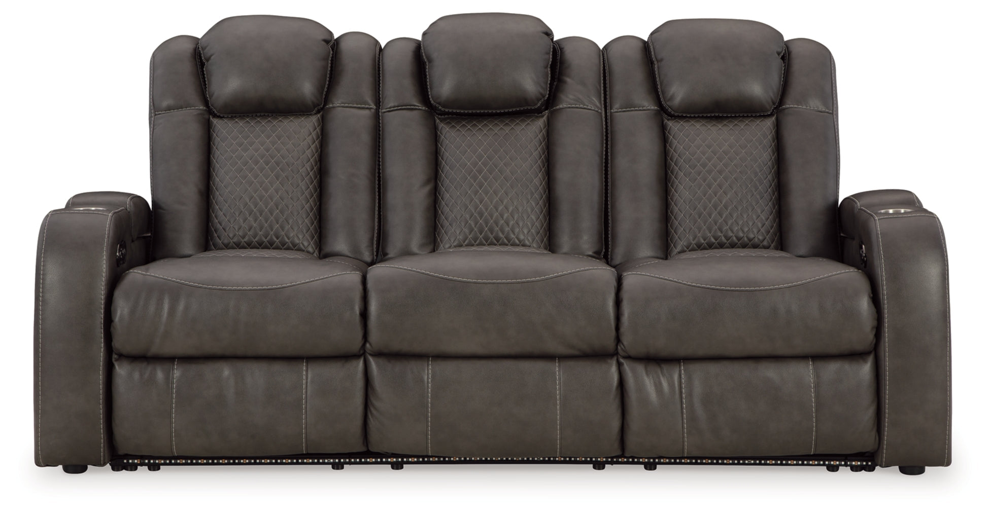 Fyne-Dyme Power Reclining Sofa with Adjustable Headrest