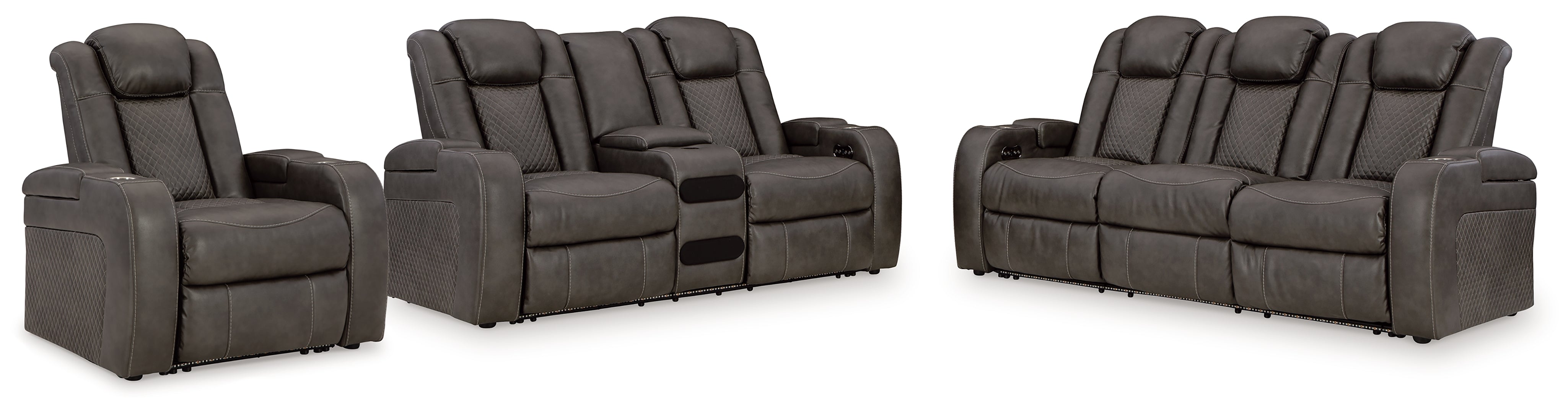 Fyne-Dyme Sofa, Loveseat and Recliner