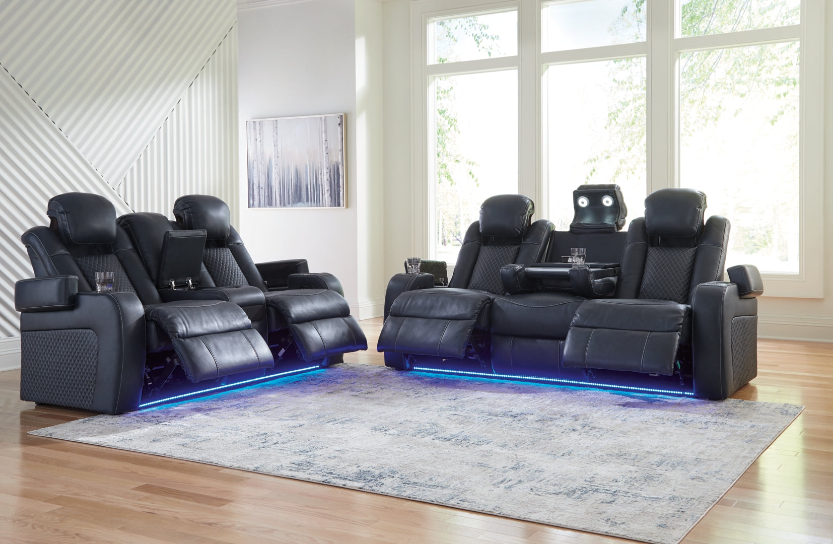 Fyne-Dyme Sofa, Loveseat and Recliner