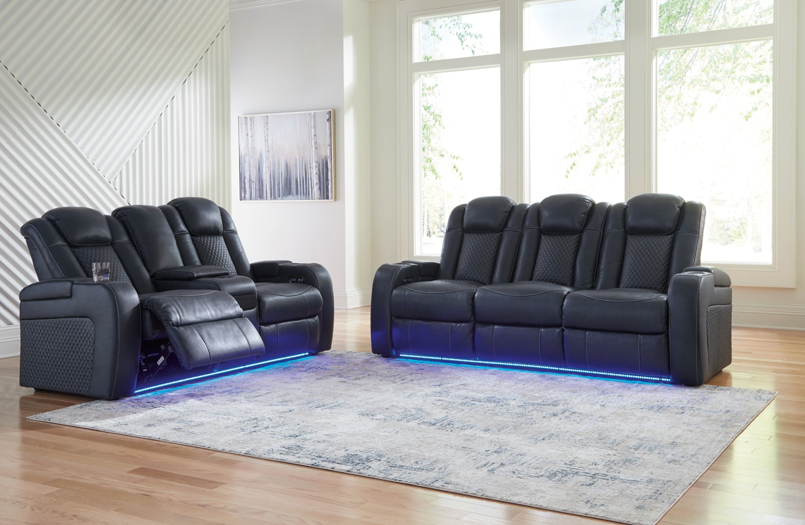 Fyne-Dyme Sofa, Loveseat and Recliner