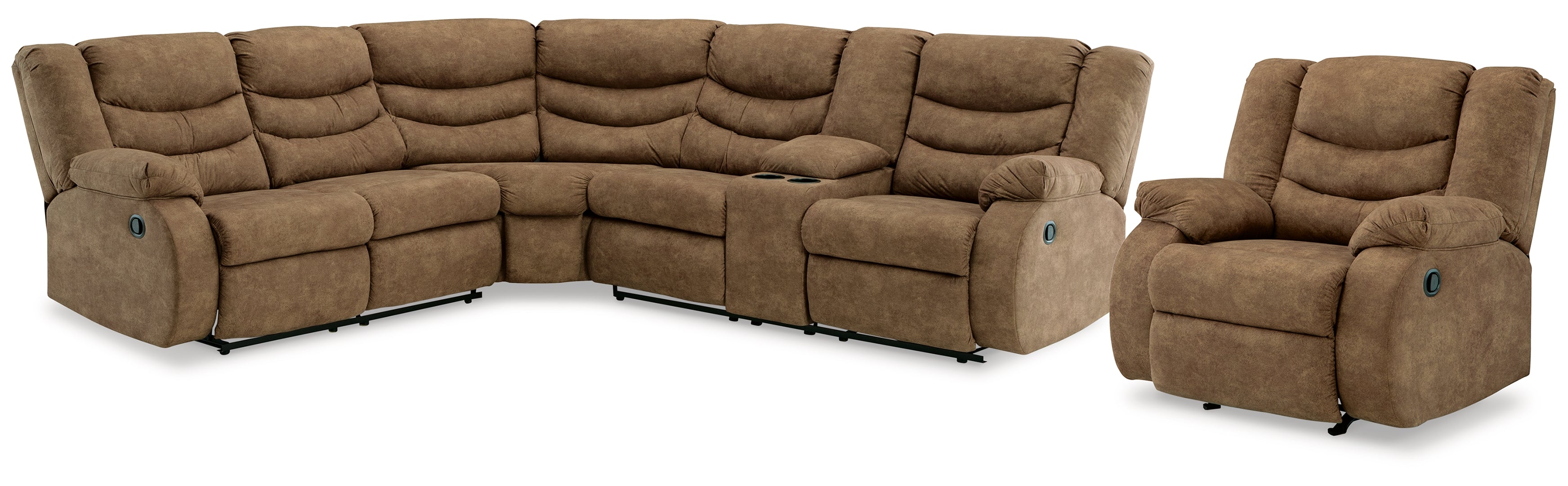 Partymate 2-Piece Reclining Sectional