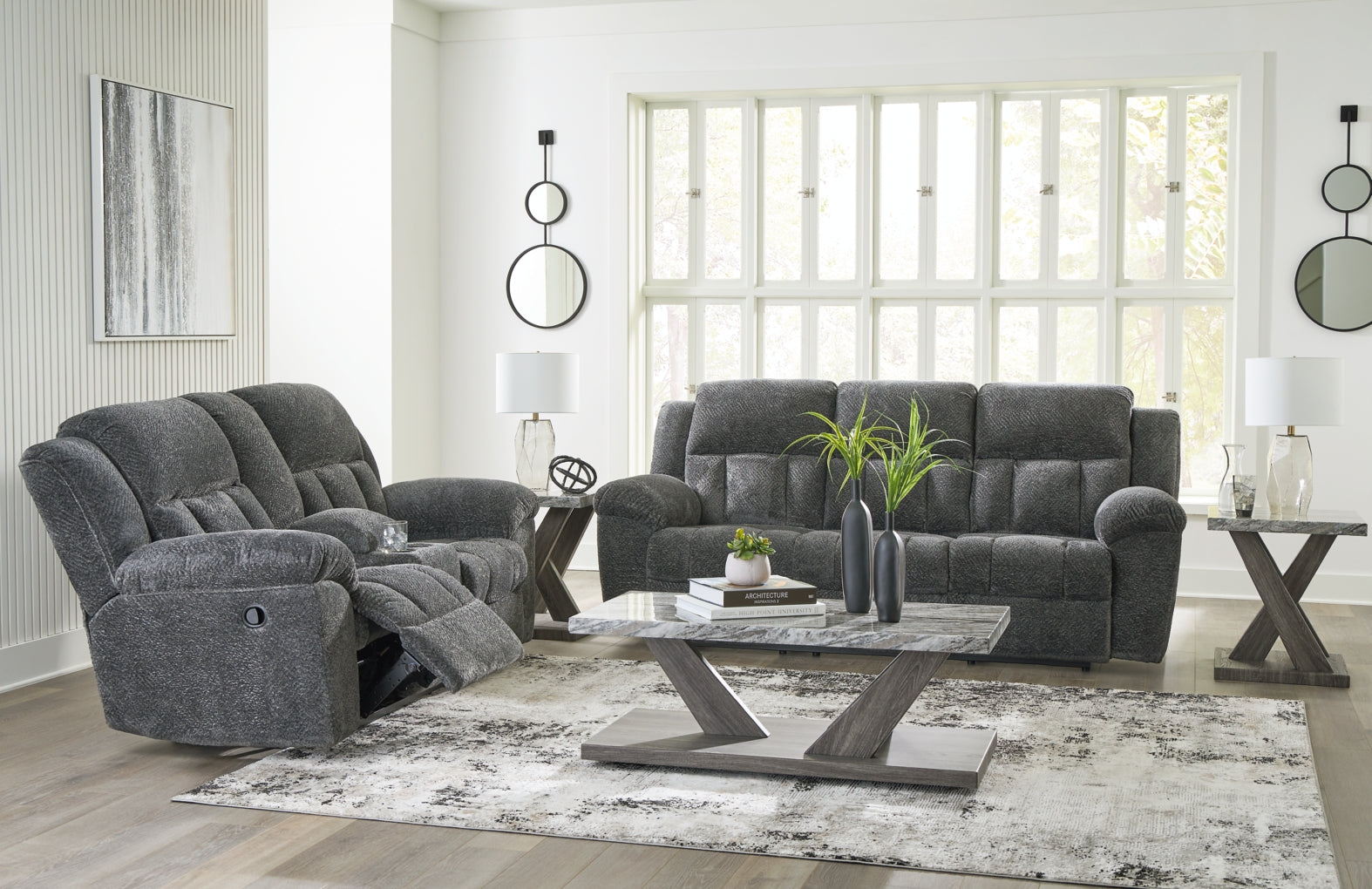 Frohn Sofa and Loveseat