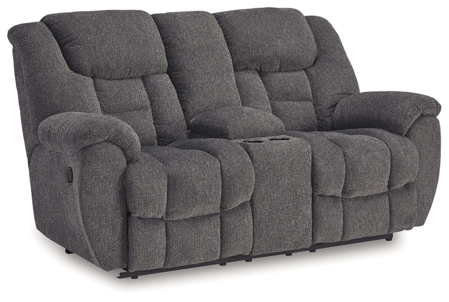 Foreside DBL Reclining Loveseat w/Console