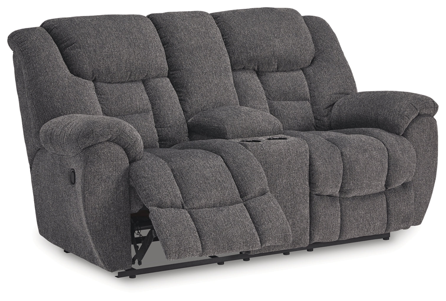 Foreside DBL Reclining Loveseat w/Console