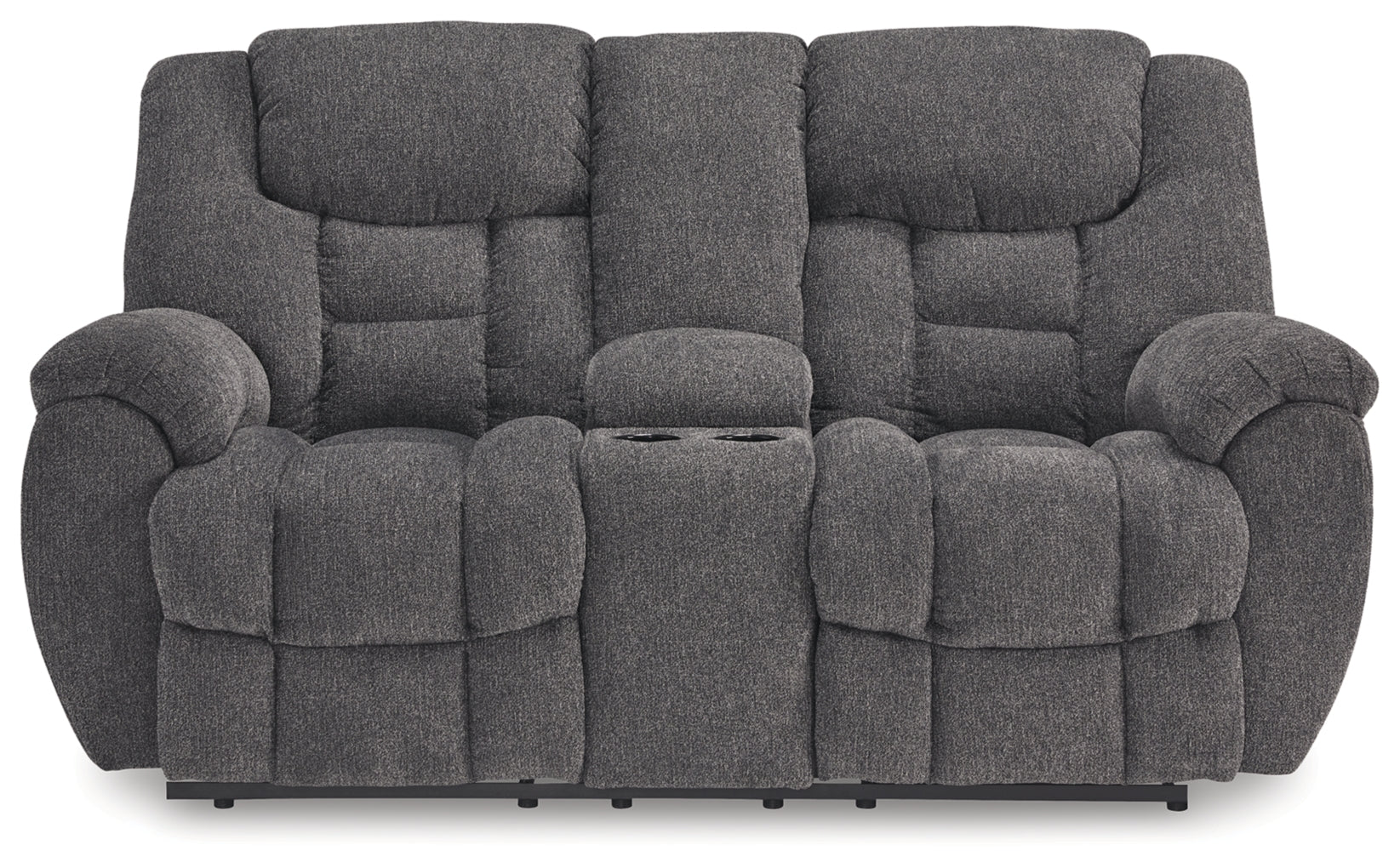 Foreside DBL Reclining Loveseat w/Console