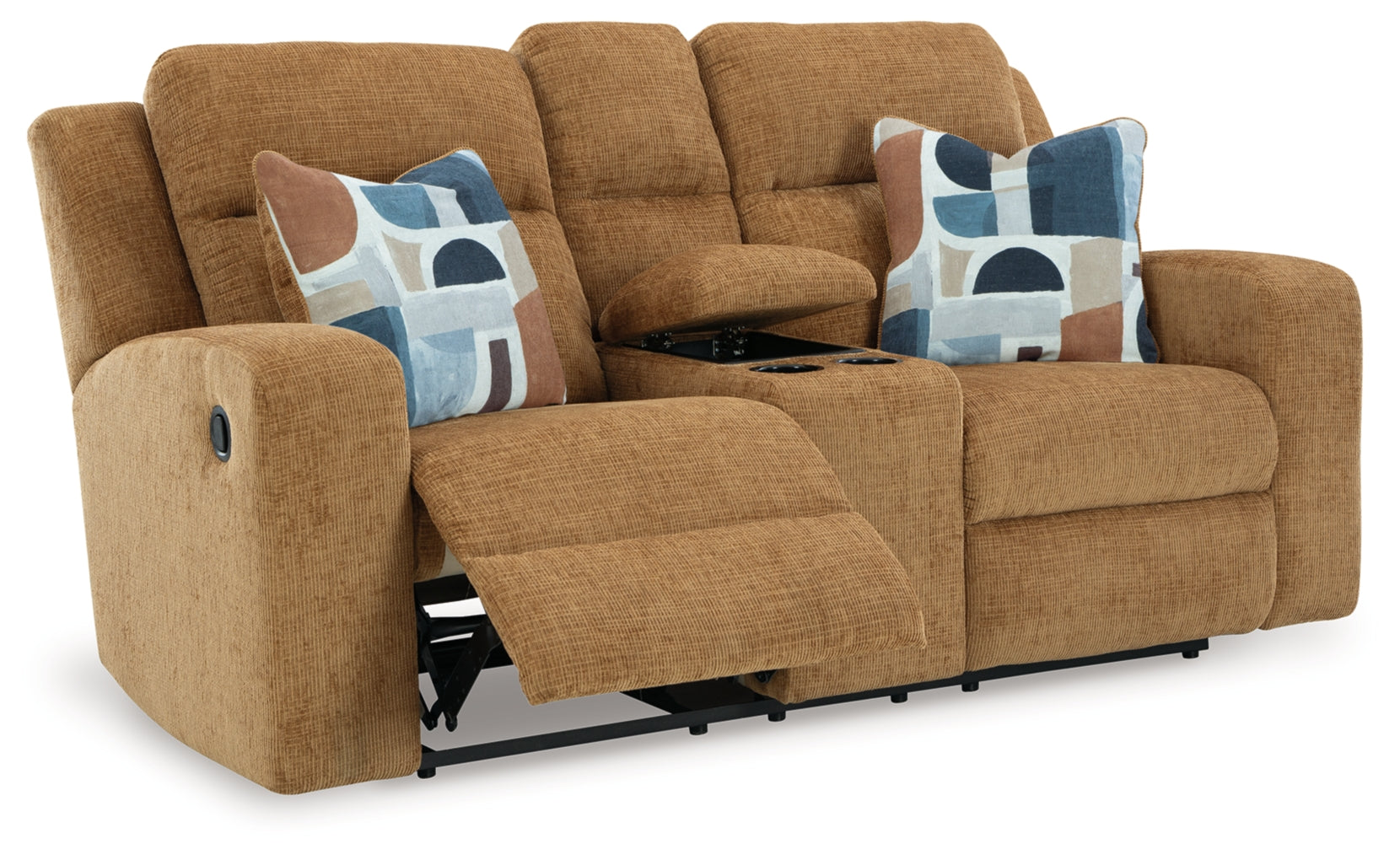 Kanlow DBL Reclining Loveseat w/Console