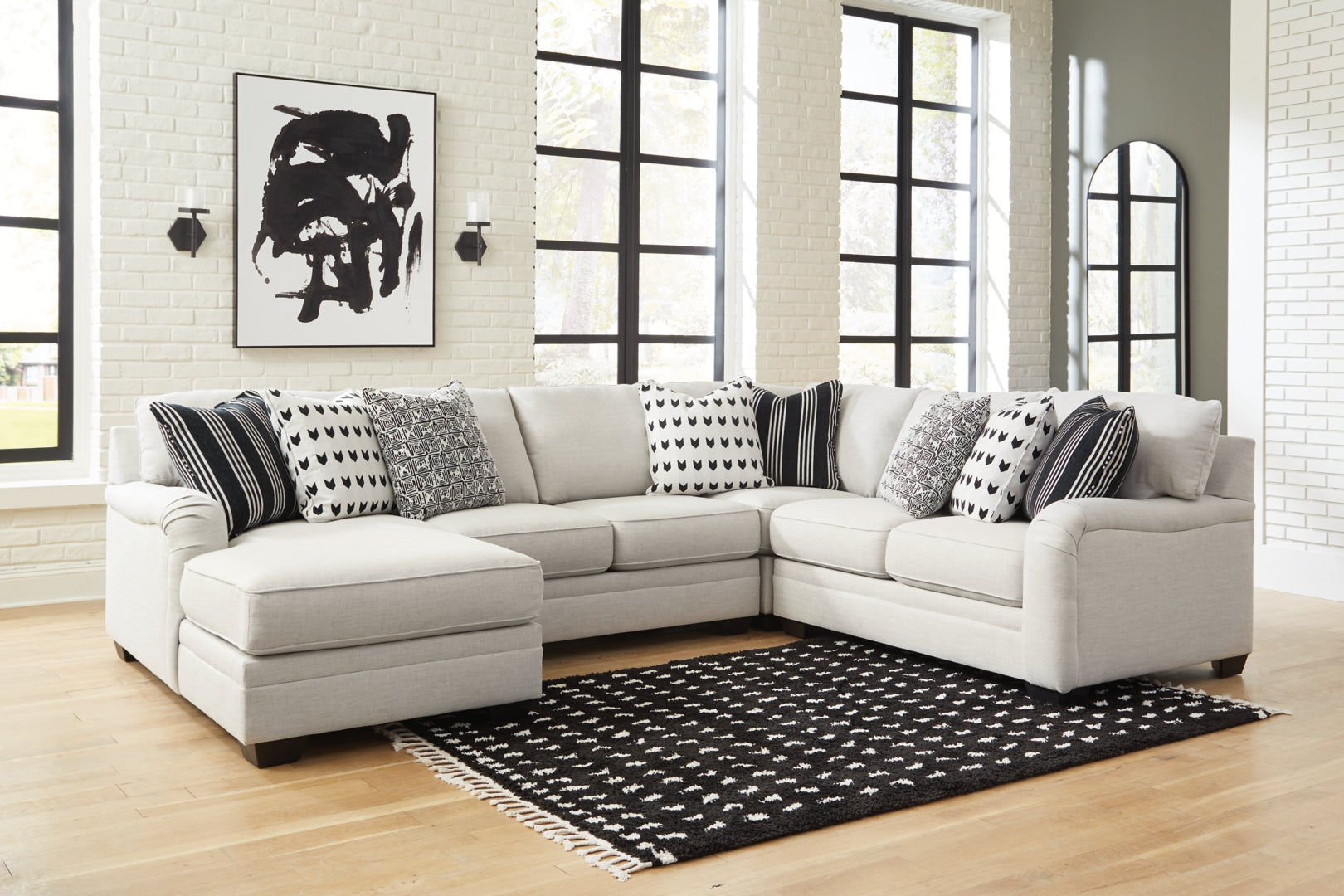 Huntsworth 2-Piece Sectional with Ottoman