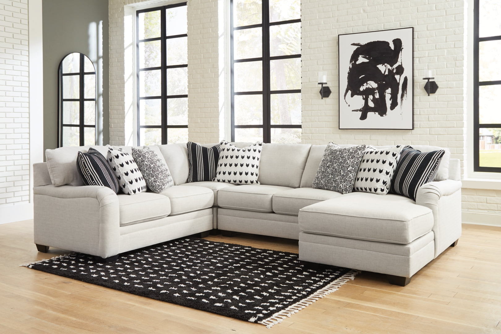 Huntsworth 2-Piece Sectional with Ottoman