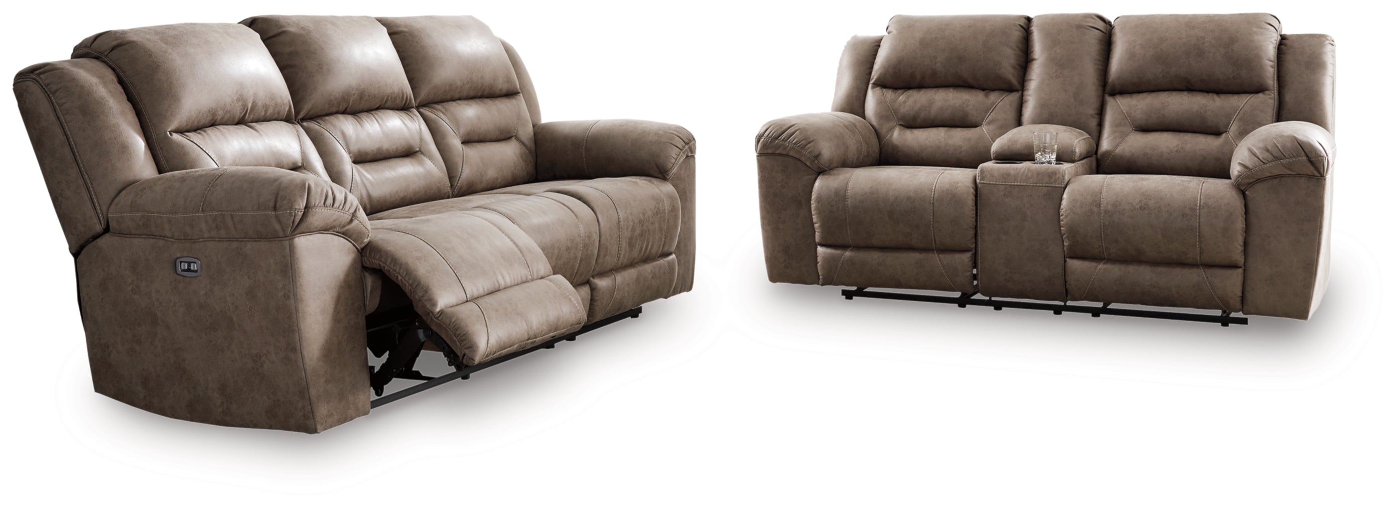 Stoneland Sofa, Loveseat and Recliner
