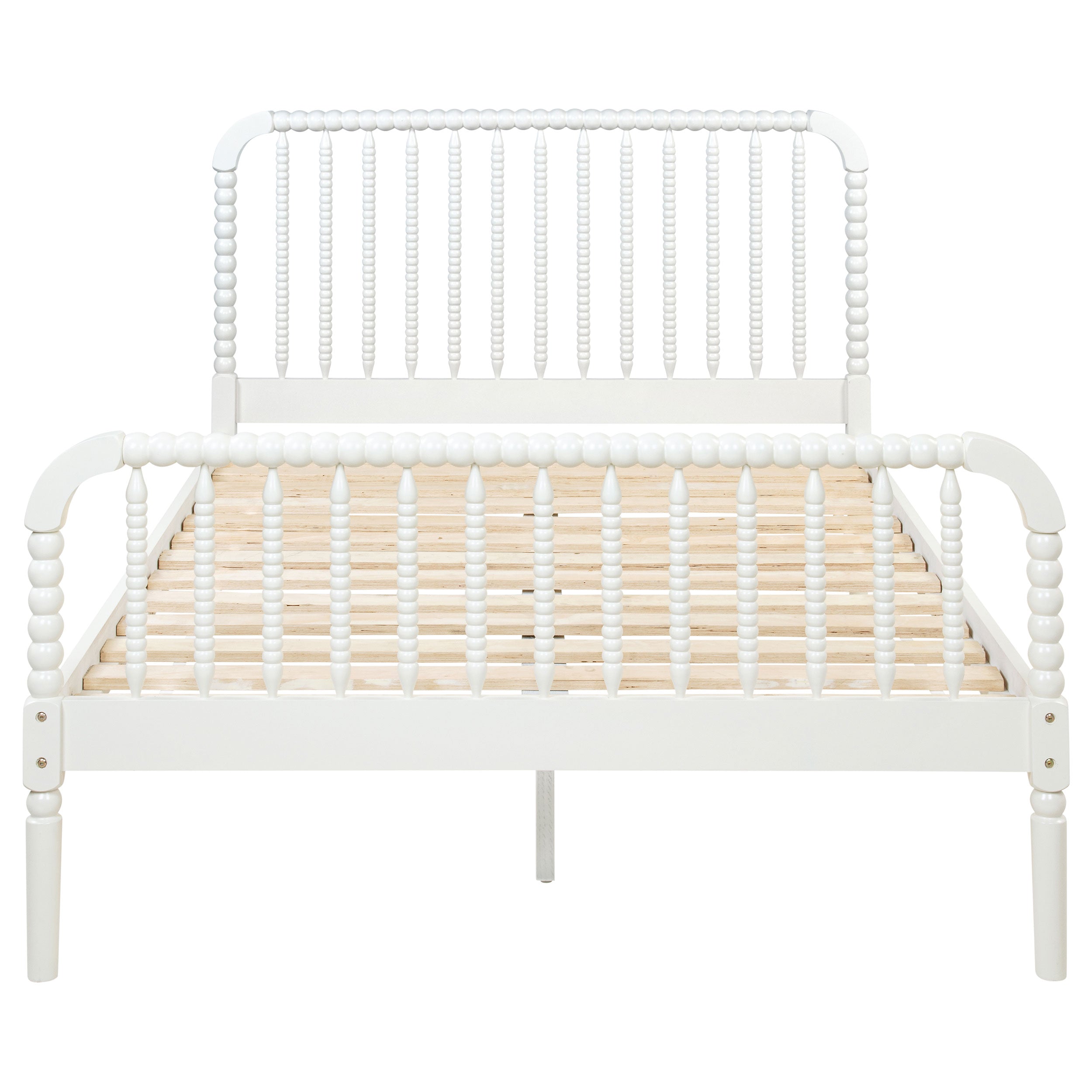 Jones Wood  Open Frame Bed White