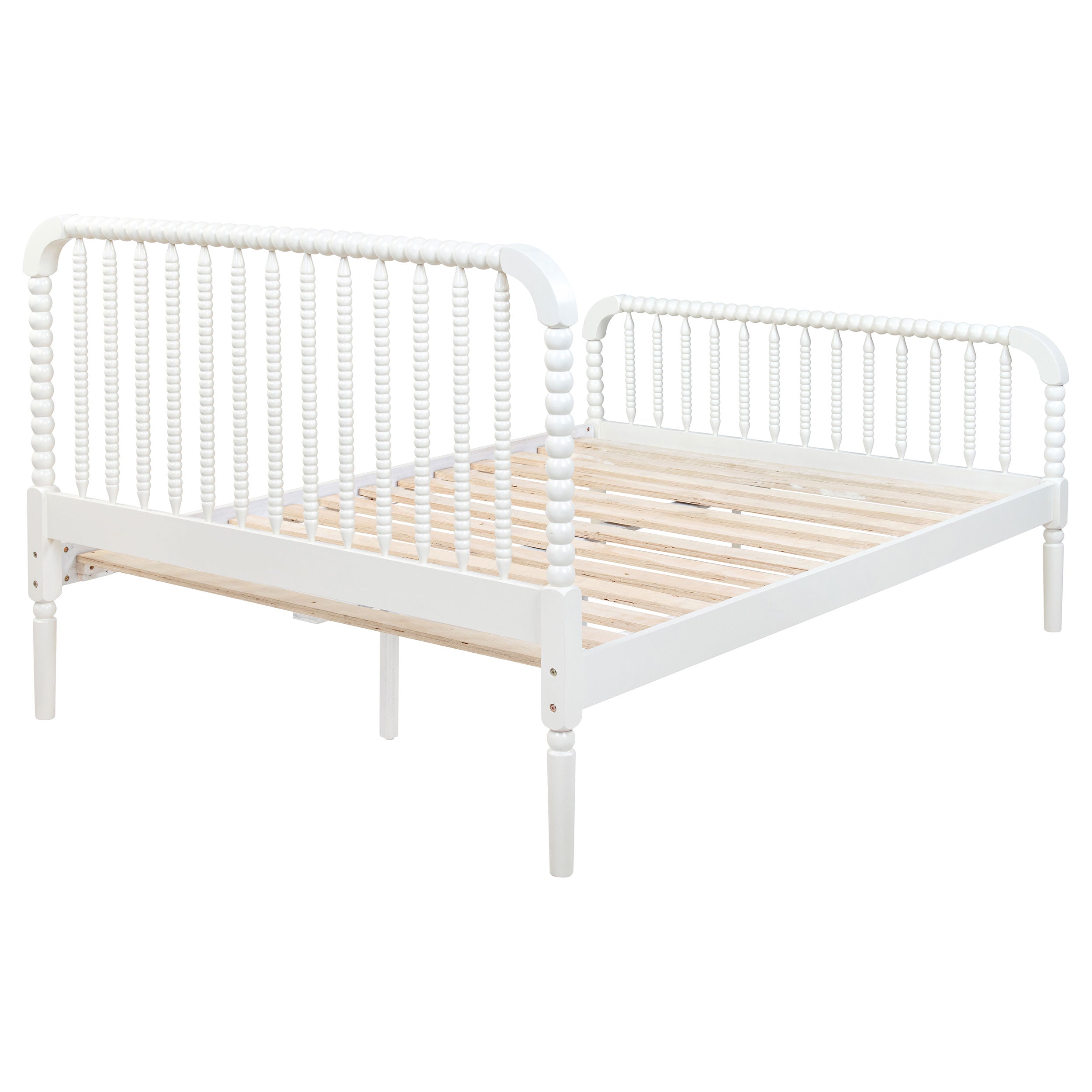 Jones Wood  Open Frame Bed White