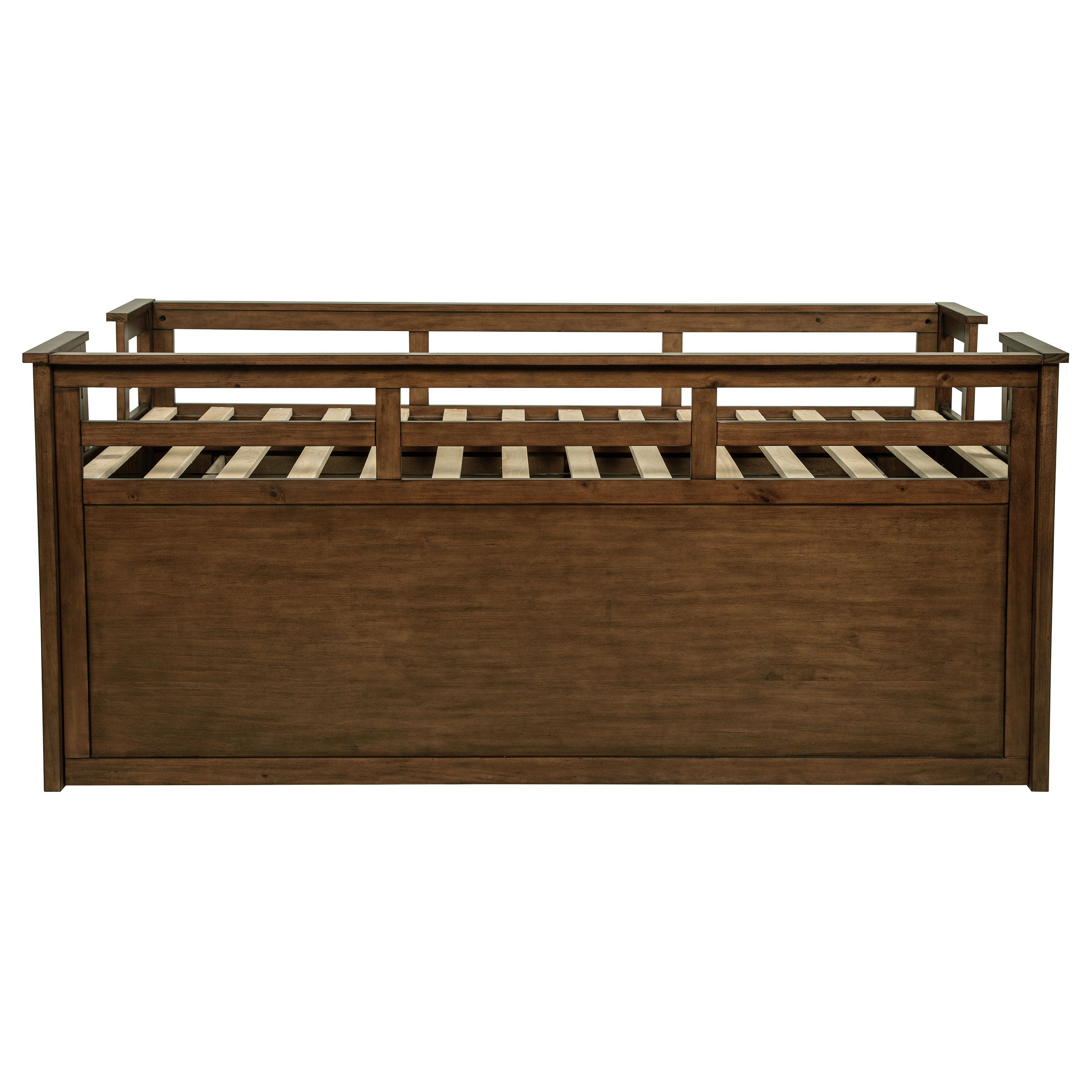 Carlsbad Wood Twin Captains Bed With Trundle