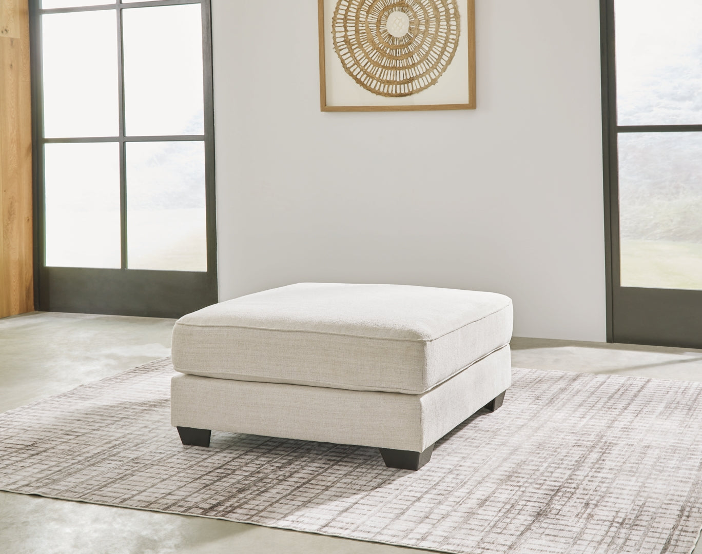 Lerenza Oversized Accent Ottoman