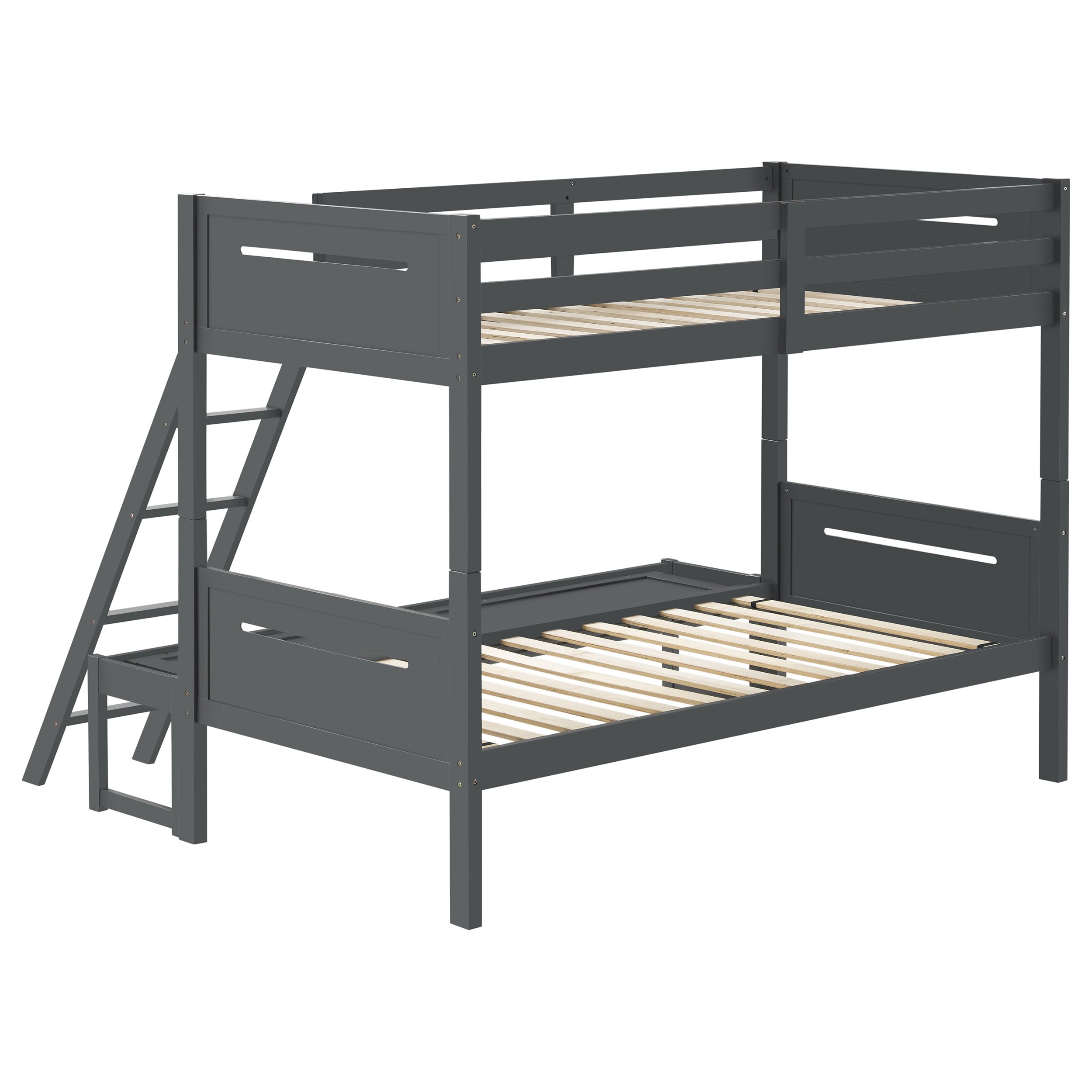 Littleton Wood Twin Over Full Bunk Bed Espresso