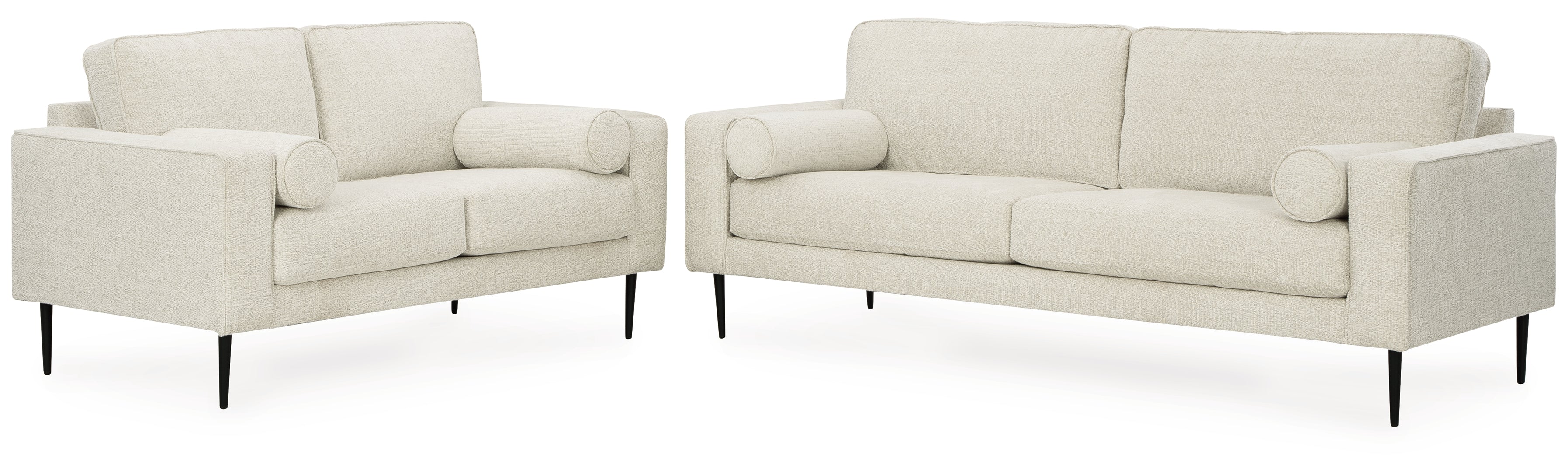 Hazela Sofa Chaise, Loveseat, Chair, and Ottoman