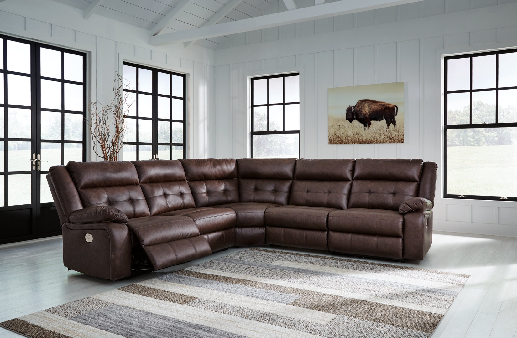 Punch Up 4-Piece Power Reclining Sectional