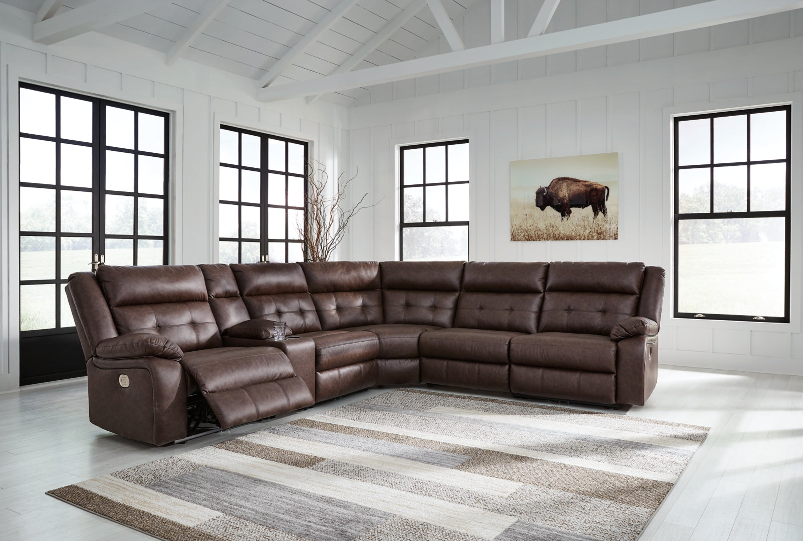 Punch Up 4-Piece Power Reclining Sectional