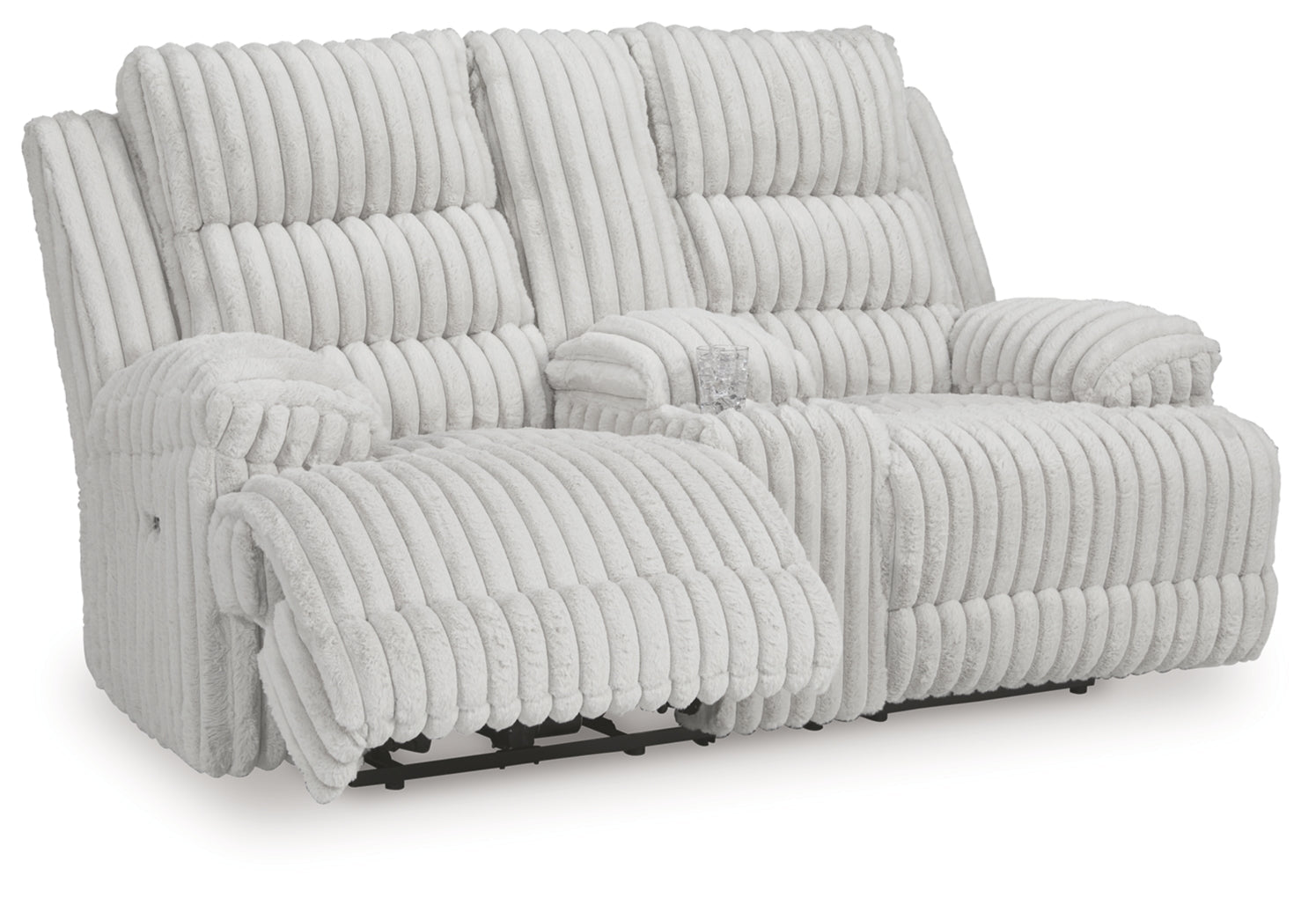 Technique DBL Reclining Power Loveseat w/Console