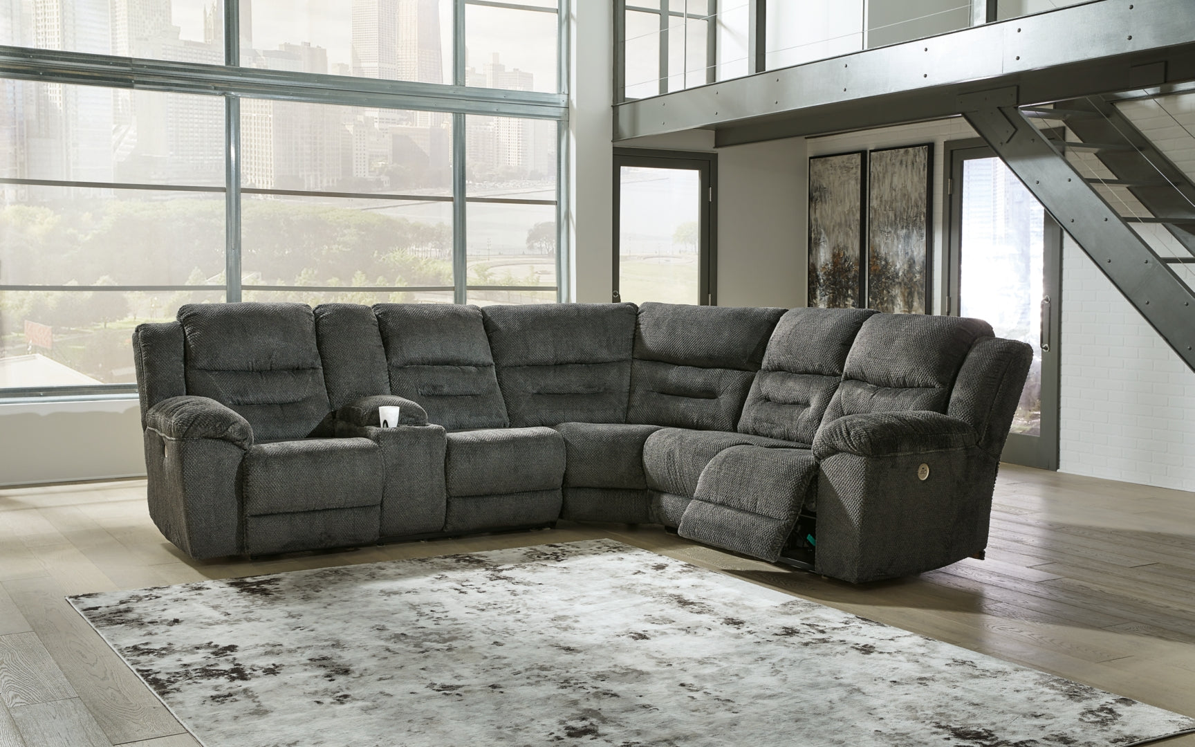 Nettington 4-Piece Power Reclining Sectional