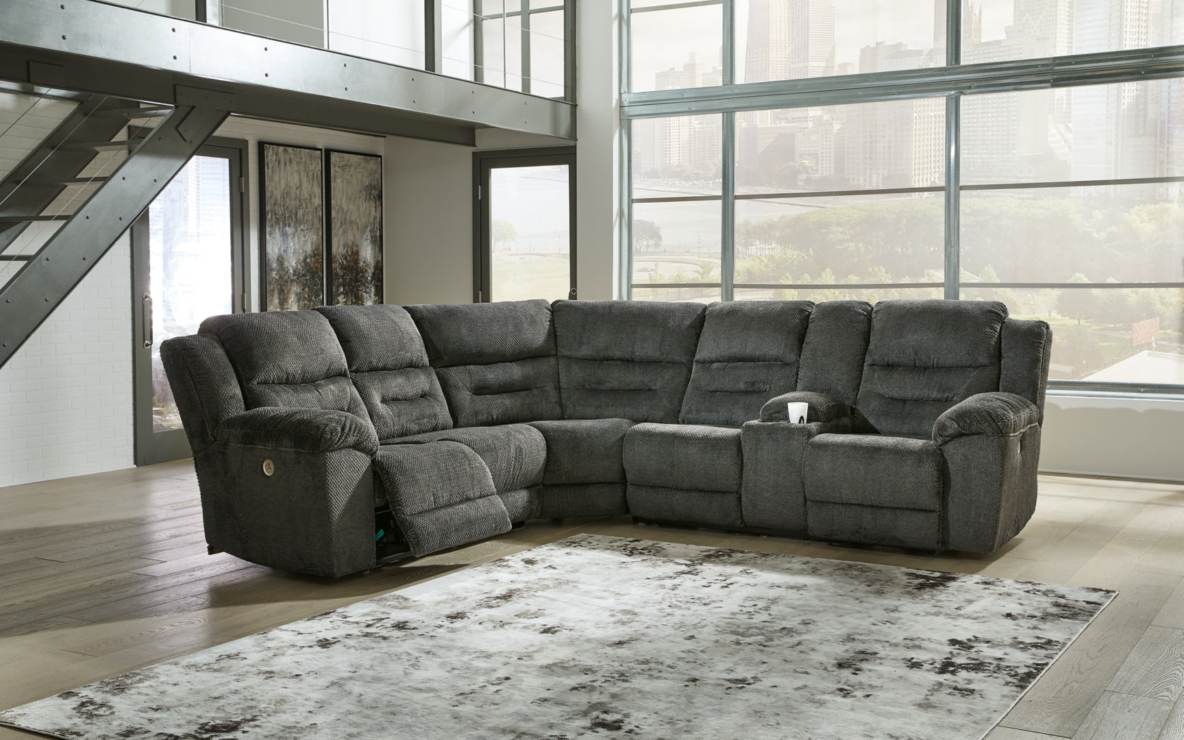 Nettington 4-Piece Power Reclining Sectional