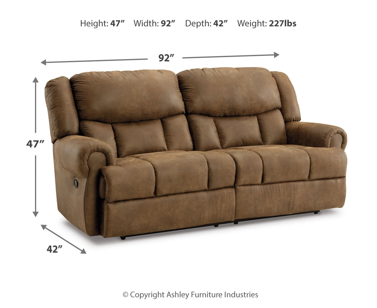 Boothbay 2 Seat Reclining Power Sofa