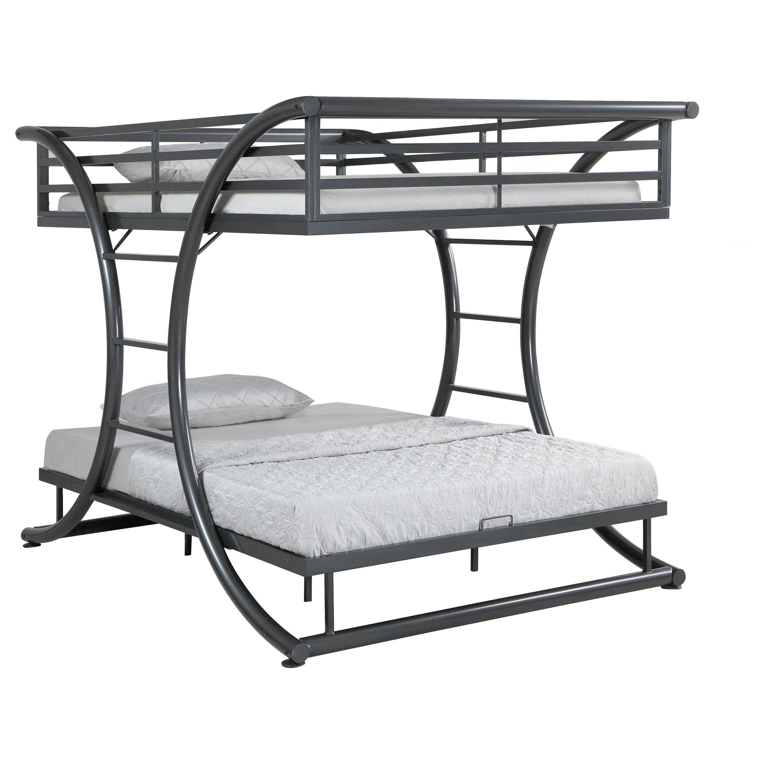 Stephan Full Over Full Bunk Bed Gunmetal