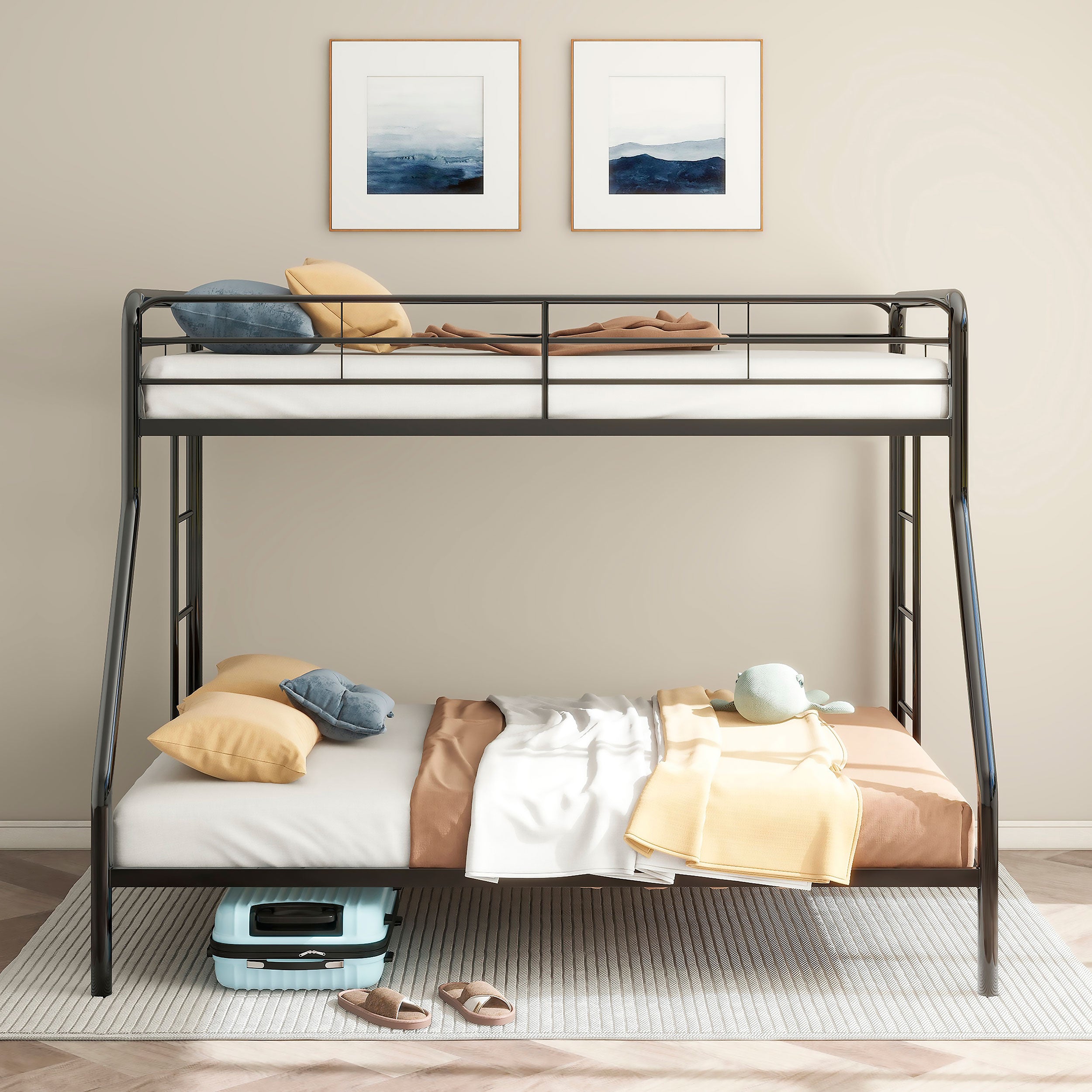 Carson Metal  Bunk Bed Glossy
