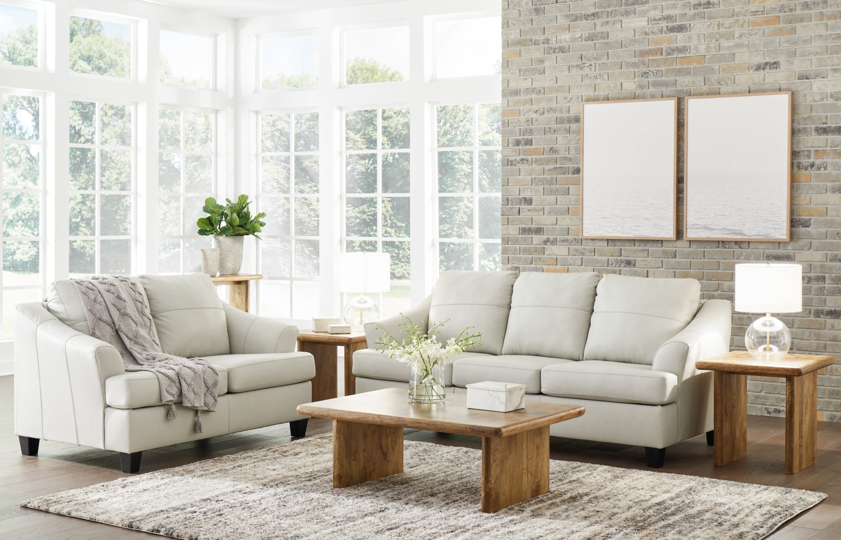 Genoa Sofa, Loveseat, Chair and Ottoman