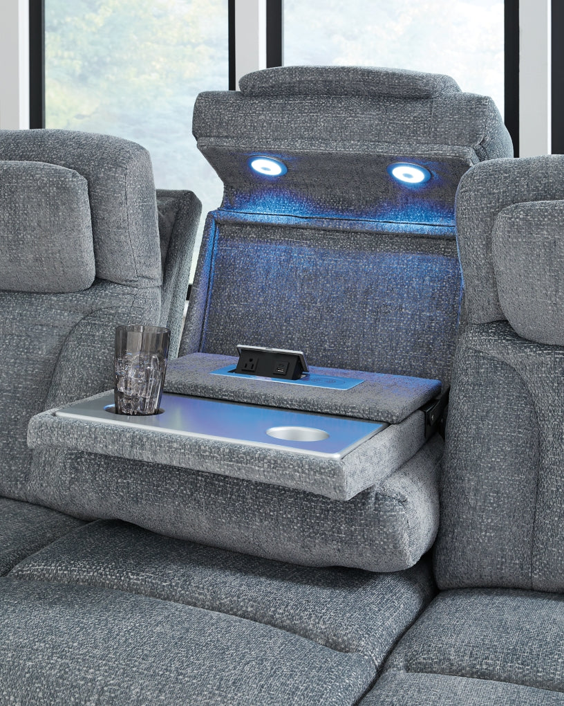 Forest Lake Power Reclining Sofa with Adjustable Headrest