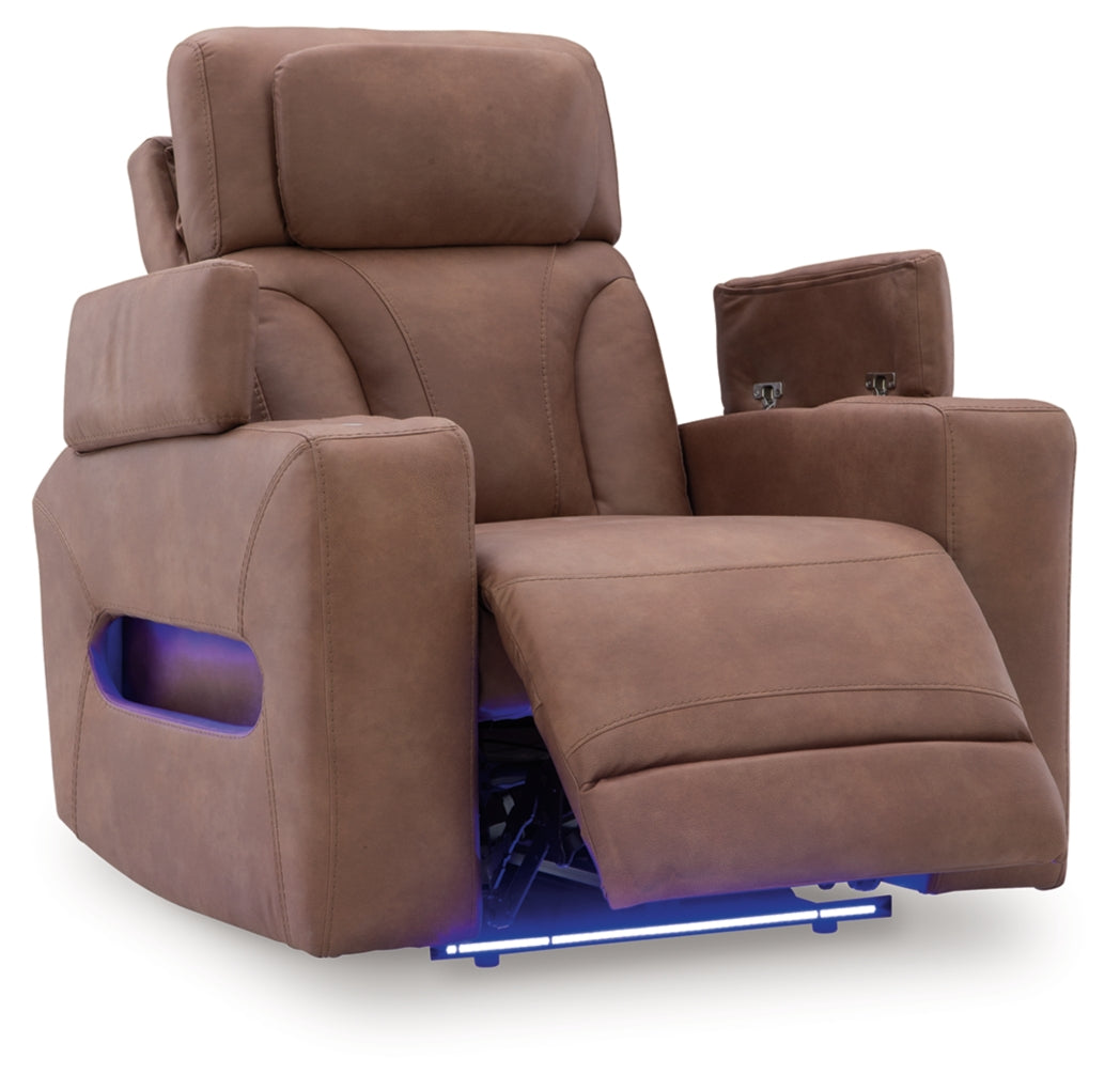 Point Clear Power Recliner/Adjustable Headrest