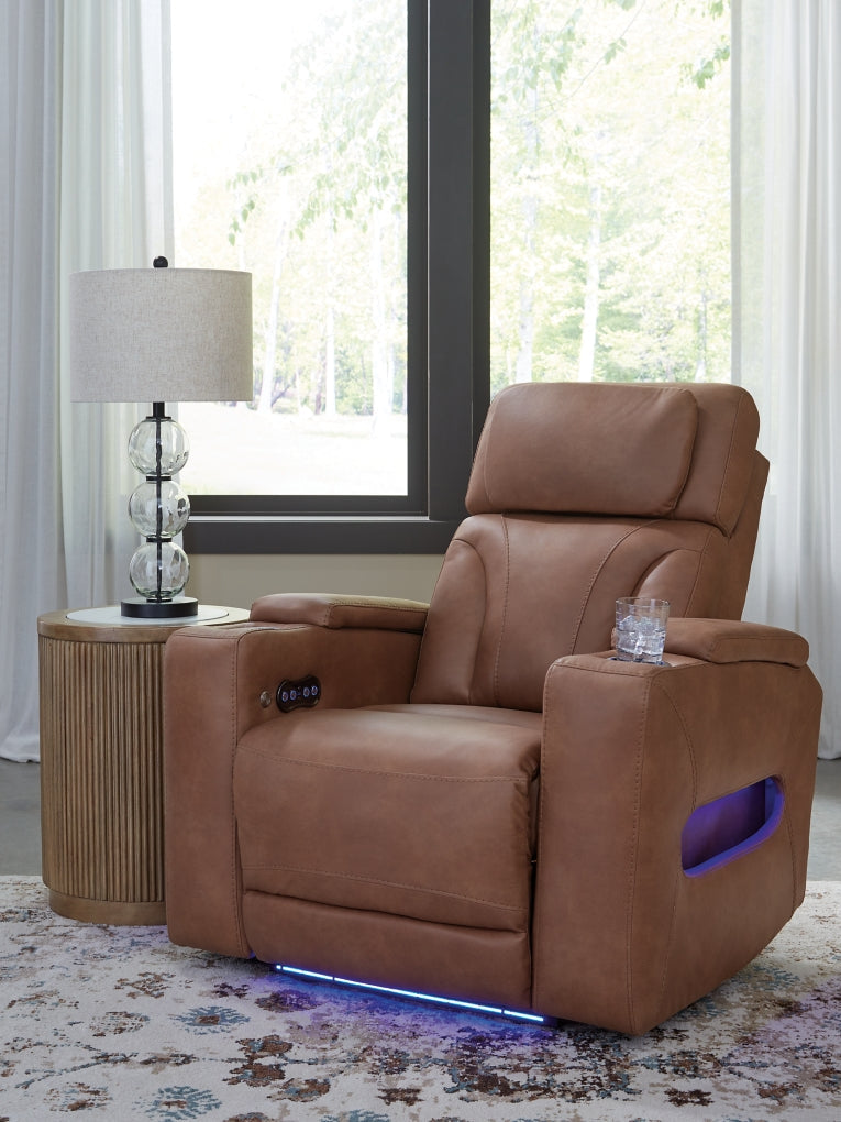 Point Clear Power Recliner/Adjustable Headrest