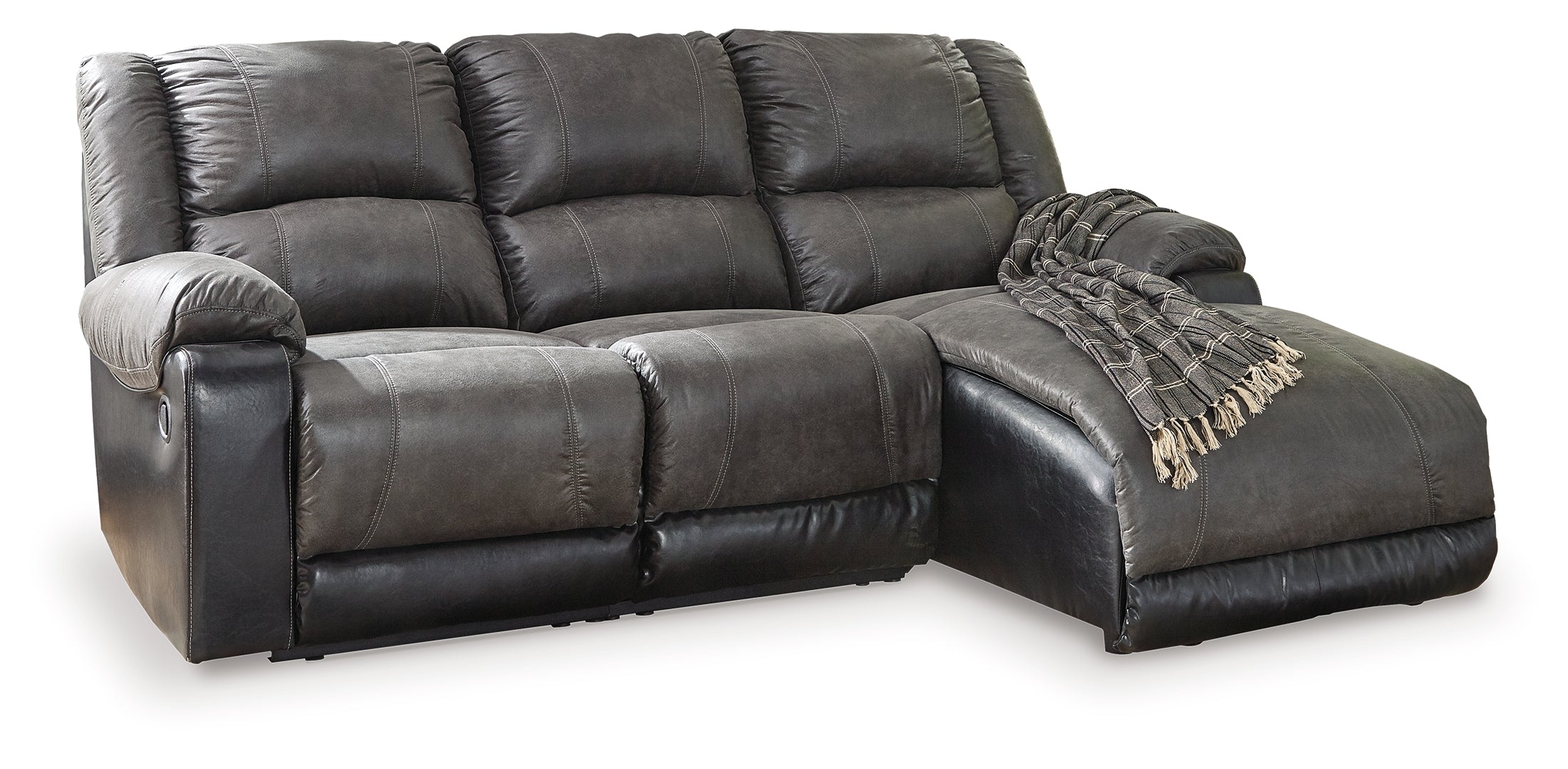 Nantahala 3-Piece Reclining Sectional with Chaise