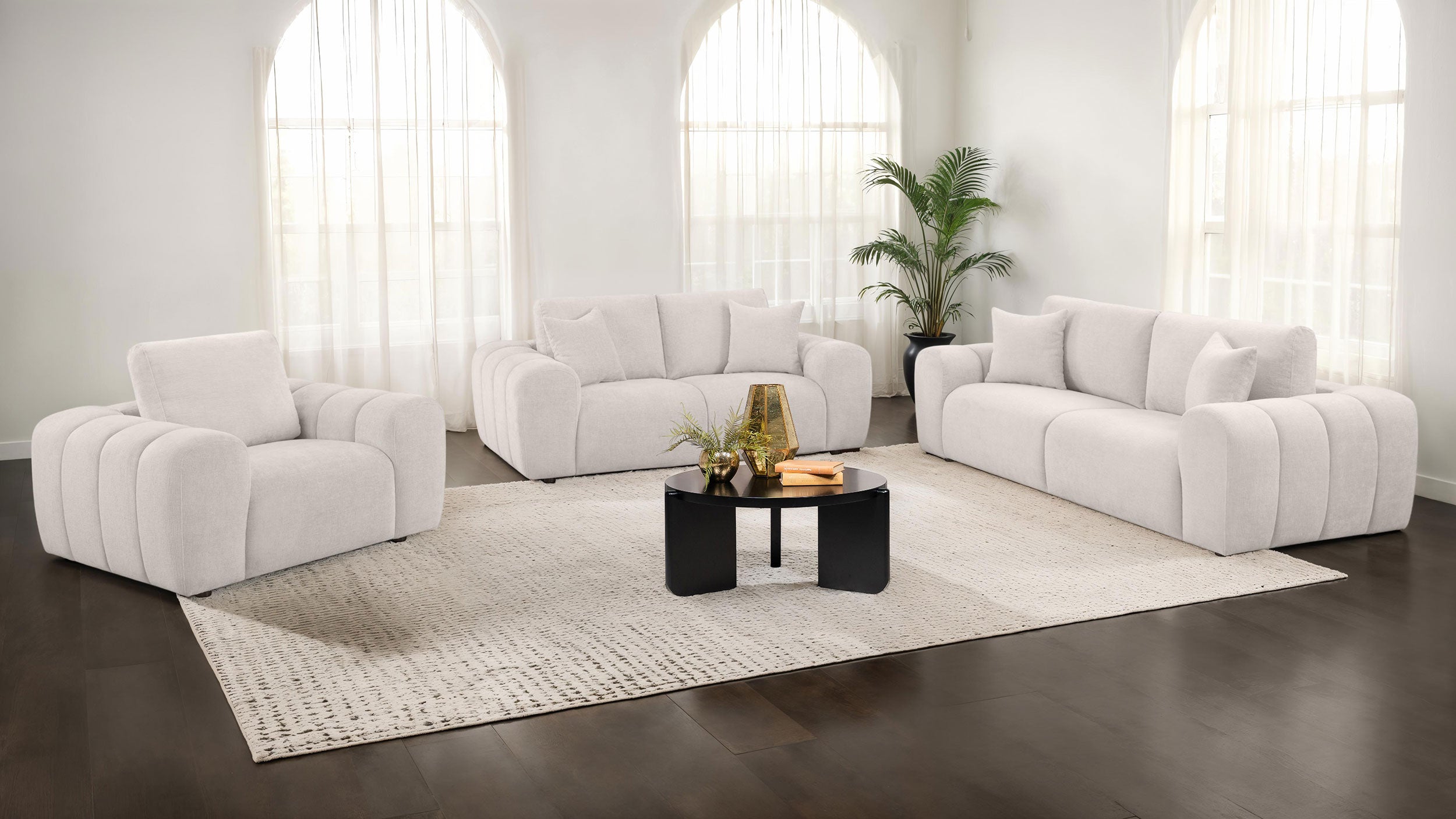 Burnett Chenille Upholstered Accent Chair