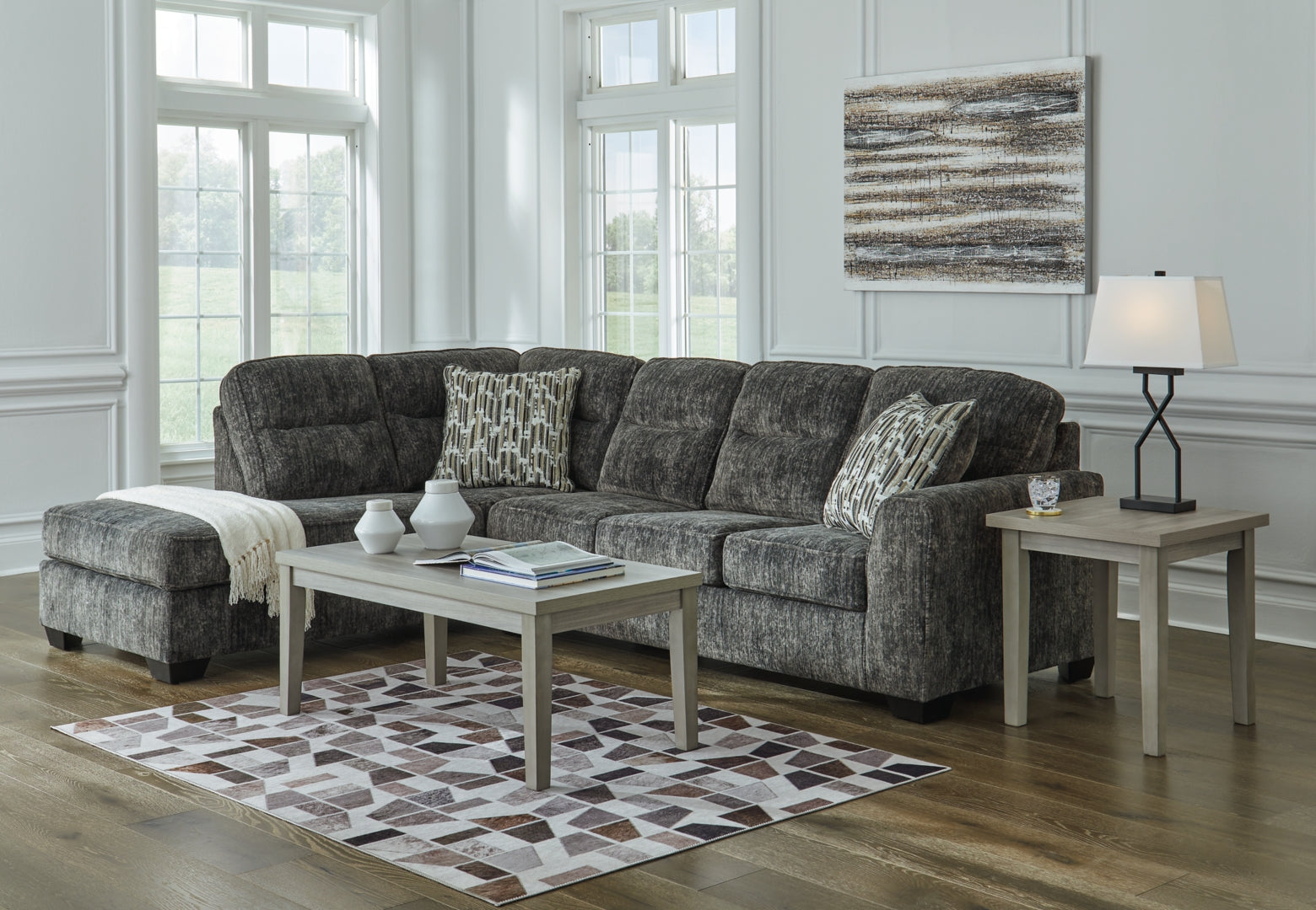 Lonoke 2-Piece Sectional with Ottoman