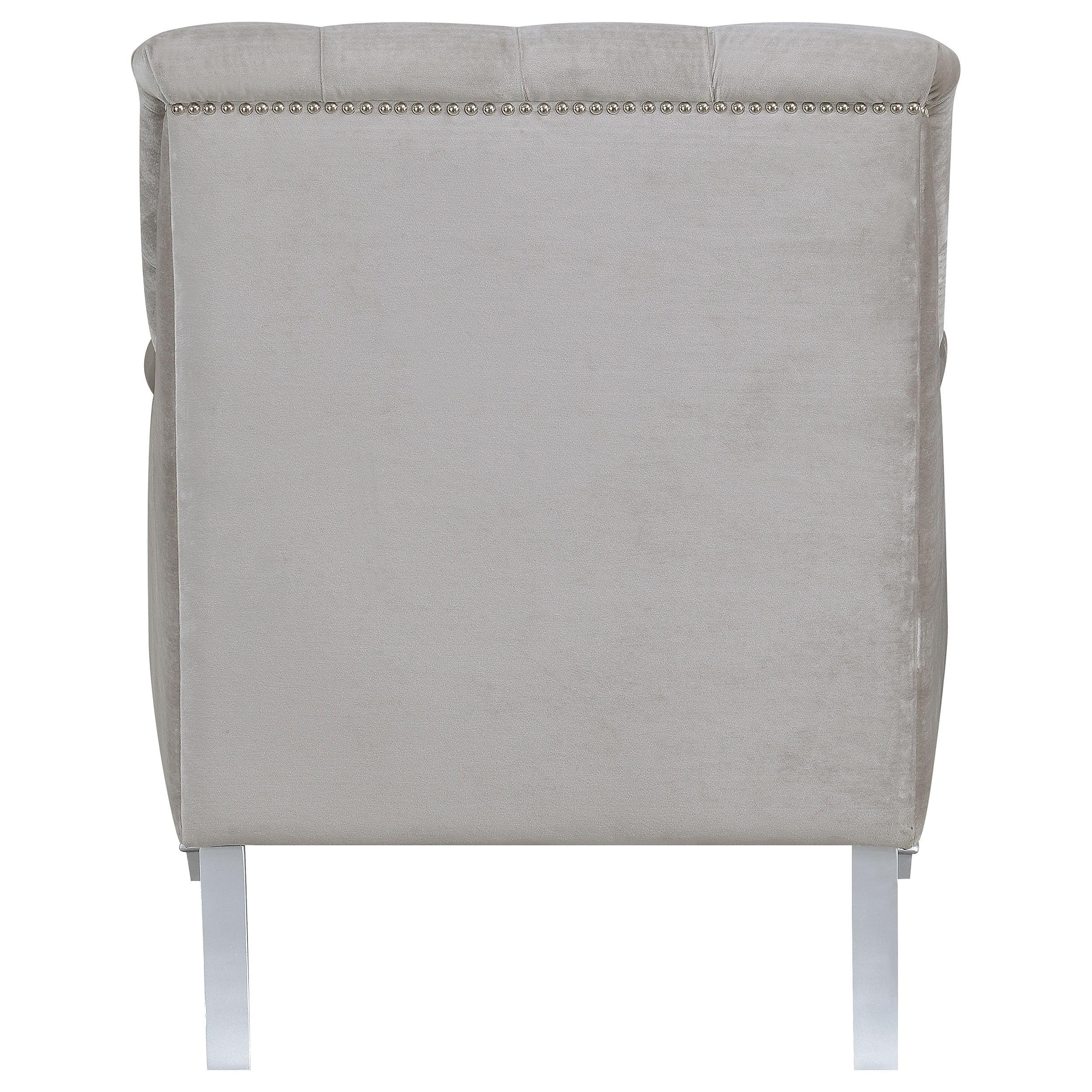 Avonlea Sloped Arm Tufted Chair Grey