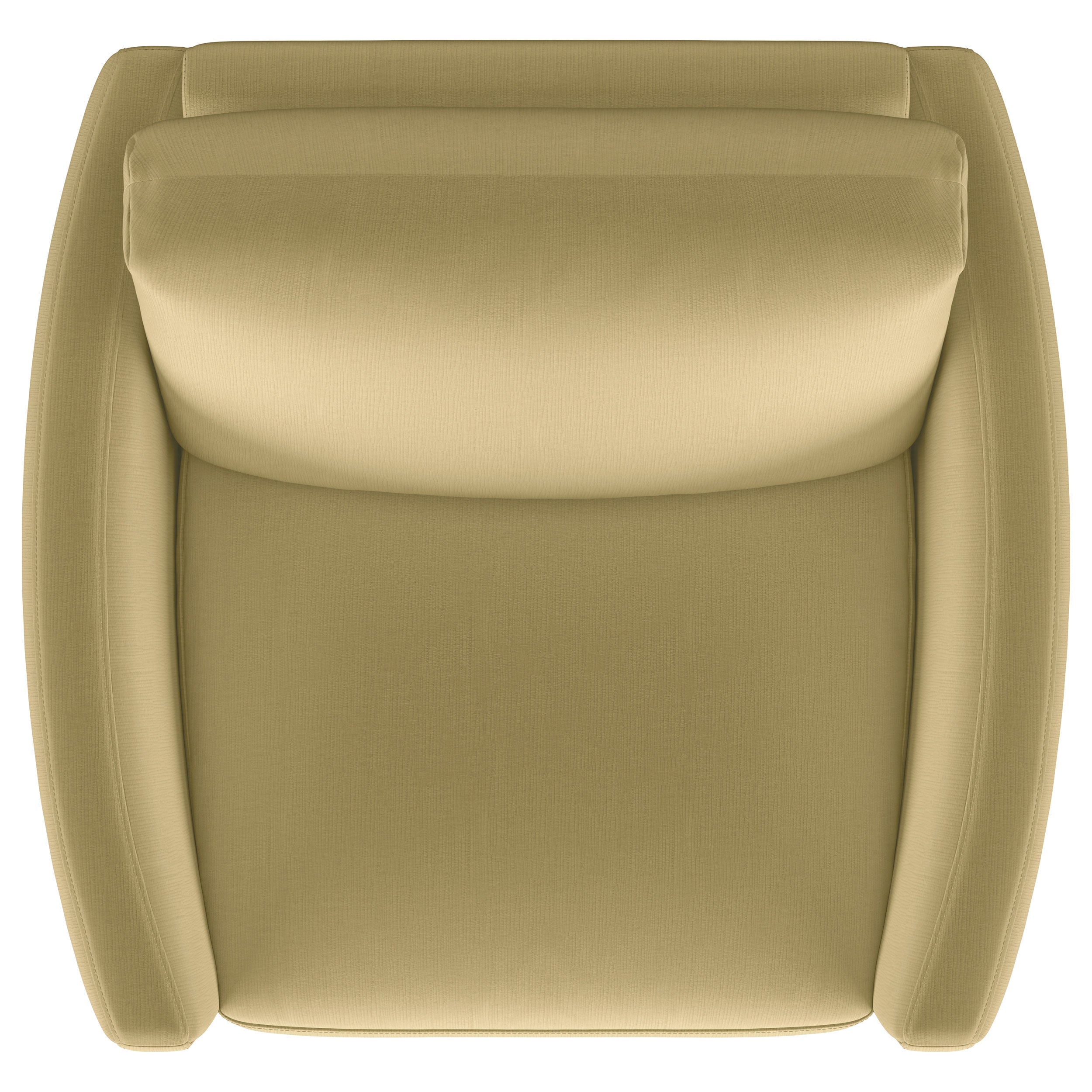 Corliss Upholstered Curved Track Arm Chair