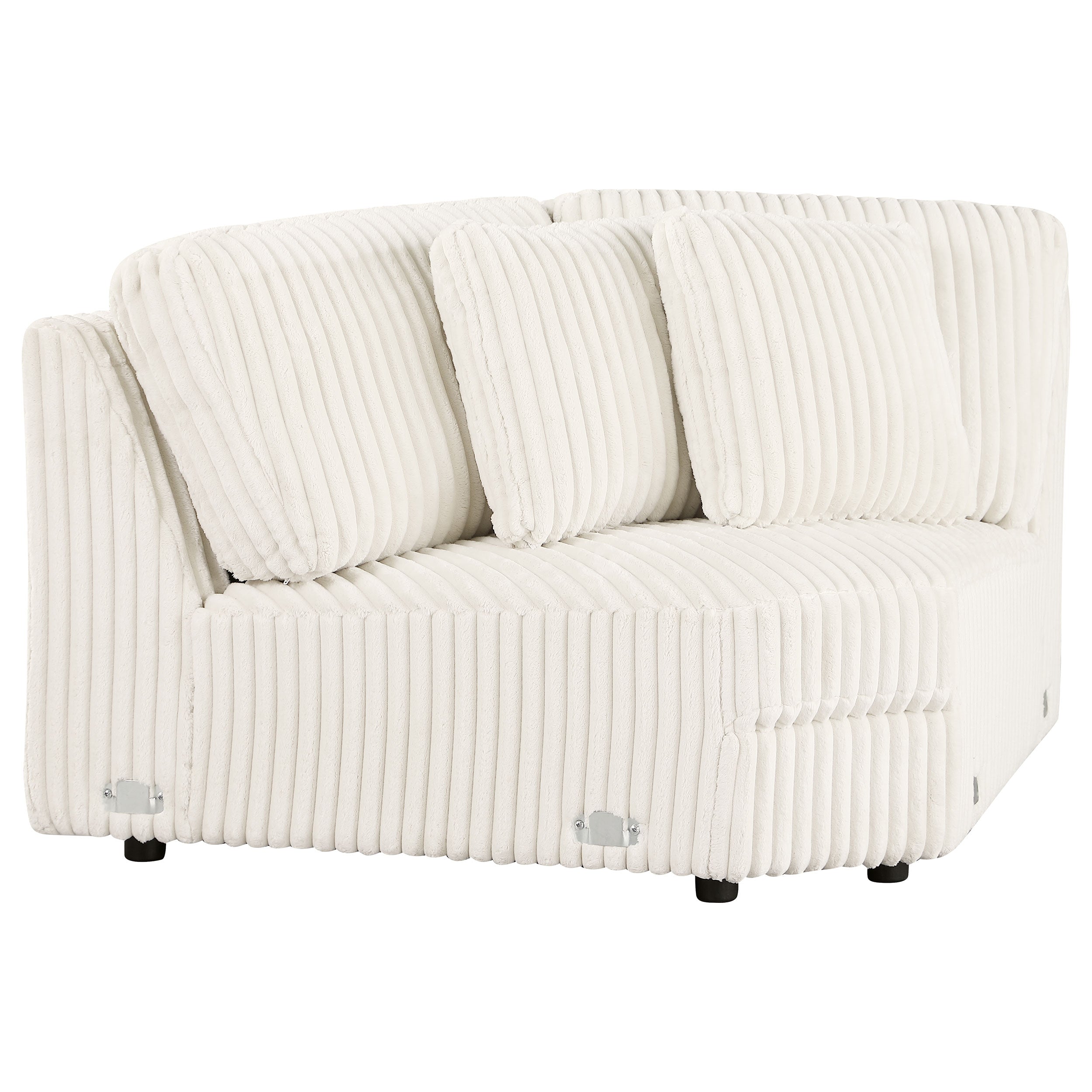 Emberson 5-piece Upholstered Modular Sectional Sofa Ivory