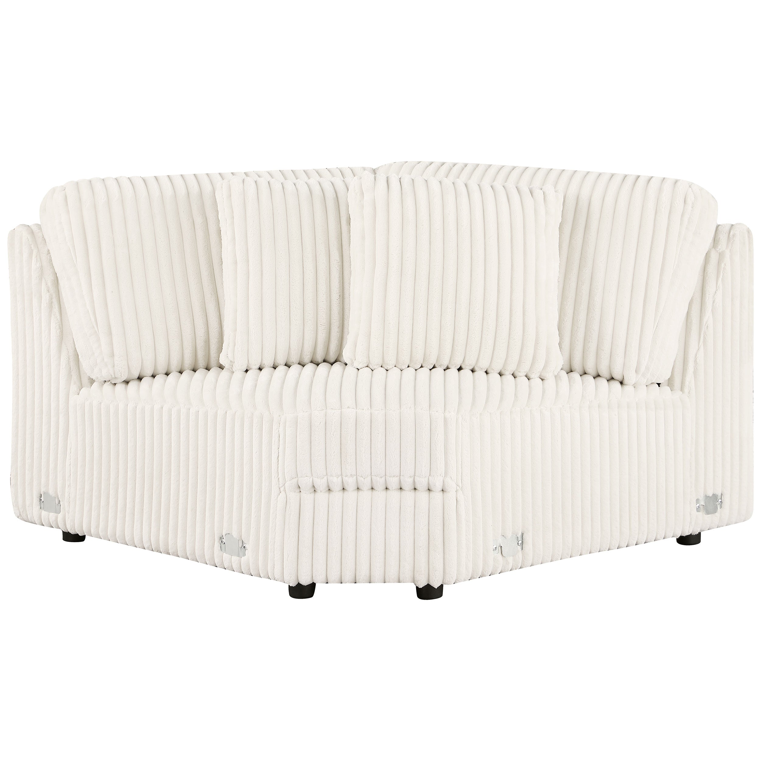 Emberson Upholstered Sectional Ivory