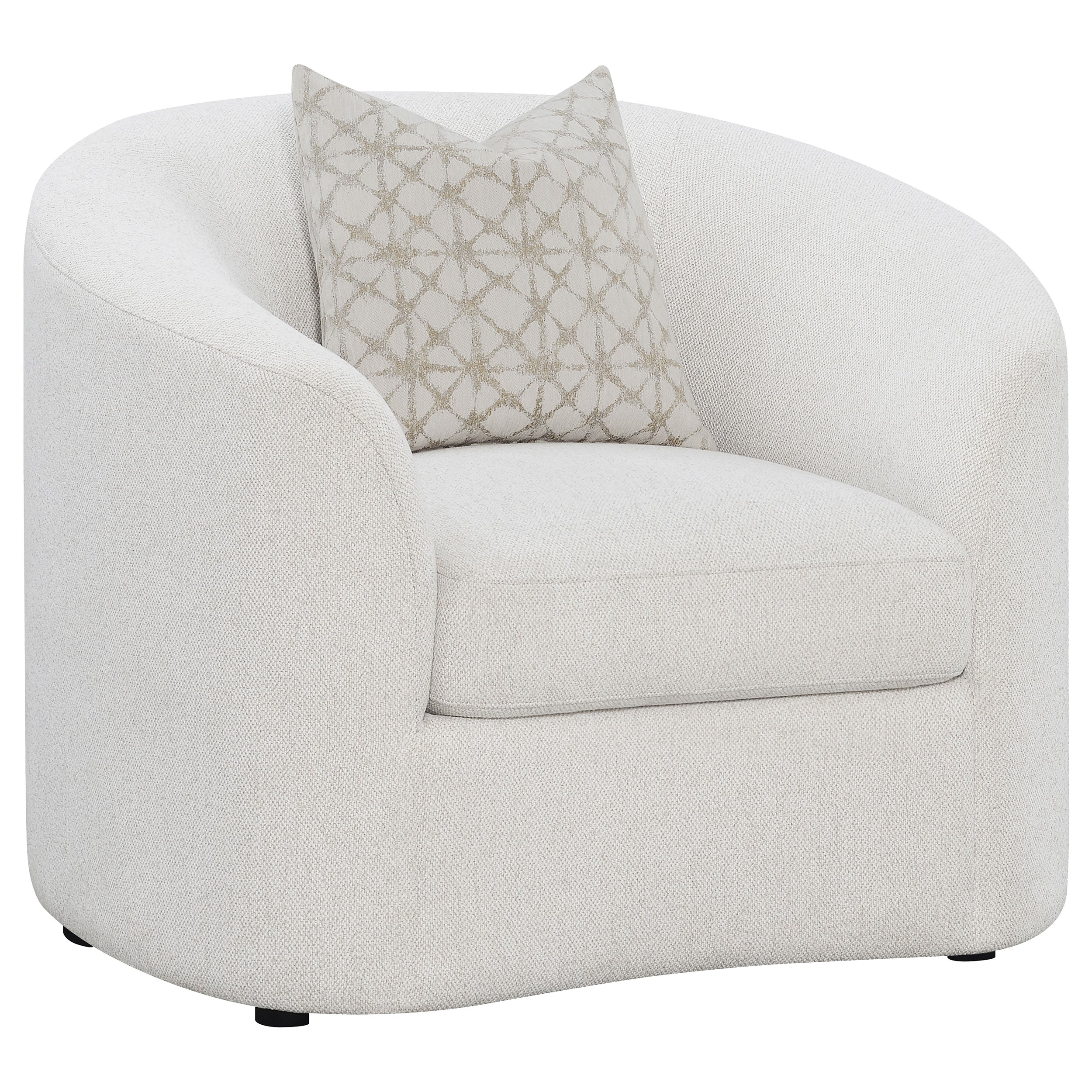 Rainn 2-piece Upholstered Tight Back Living Room Set Latte