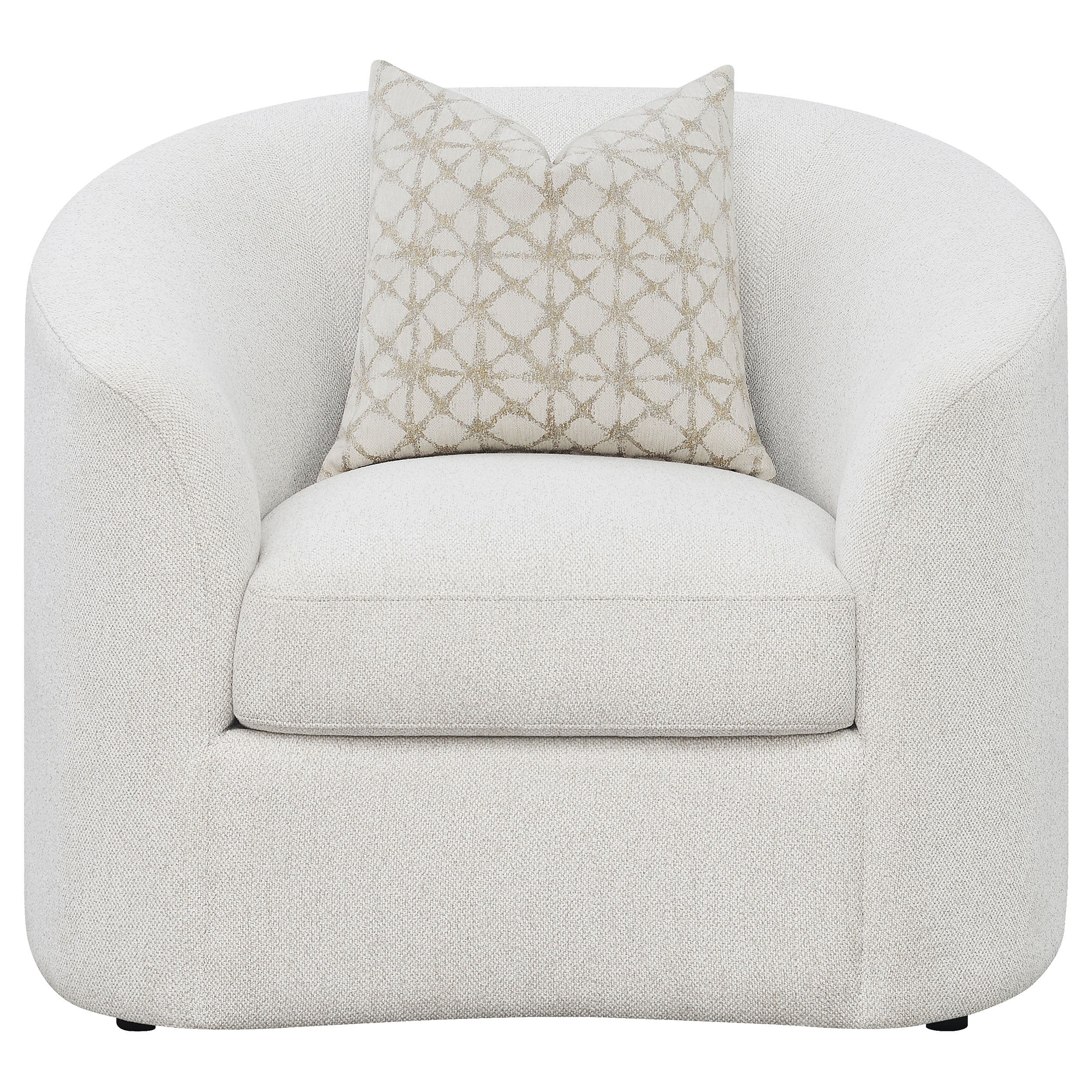 Rainn 2-piece Upholstered Tight Back Living Room Set Latte