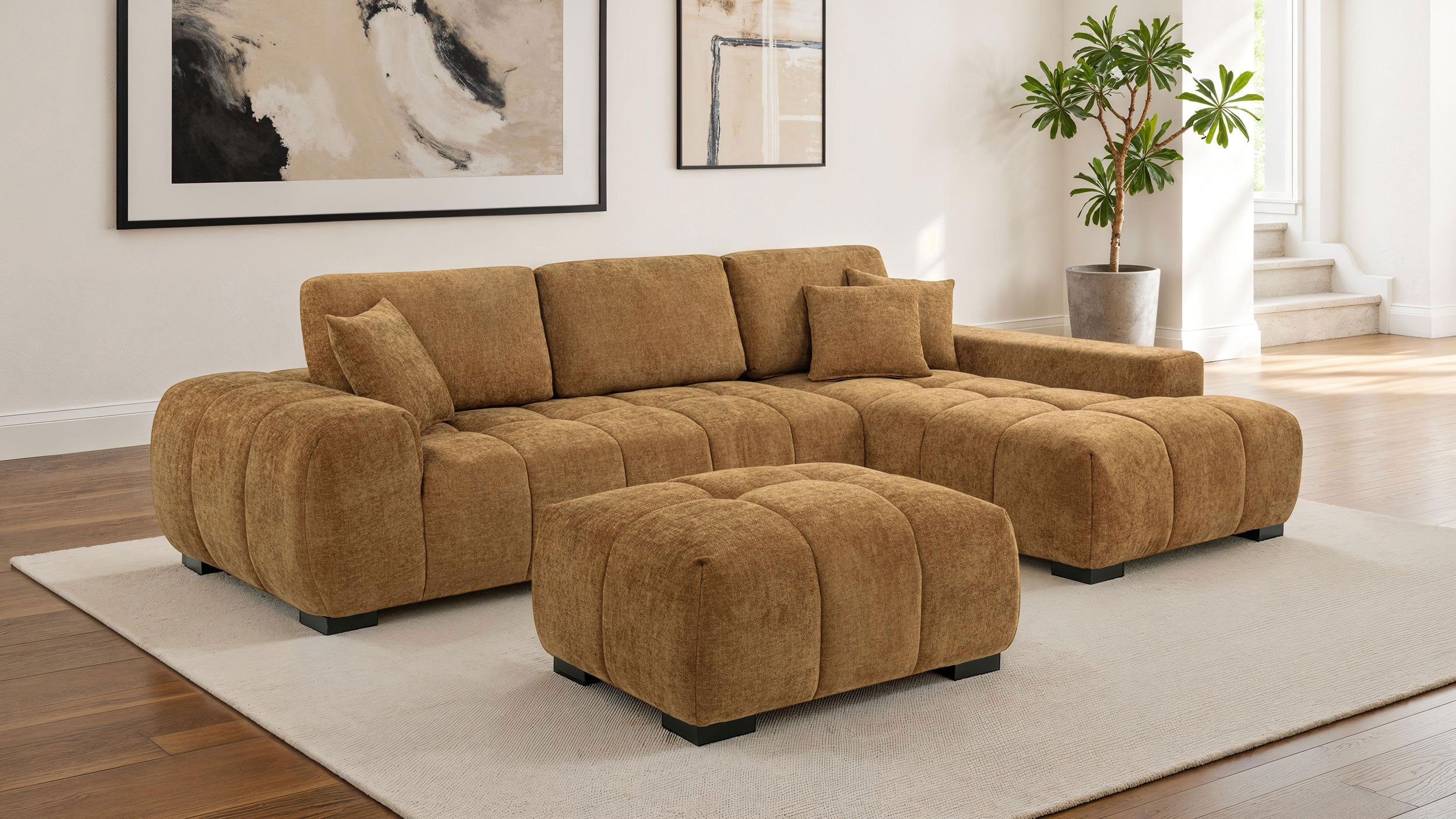 Octavia Upholstered Rectangular Ottoman