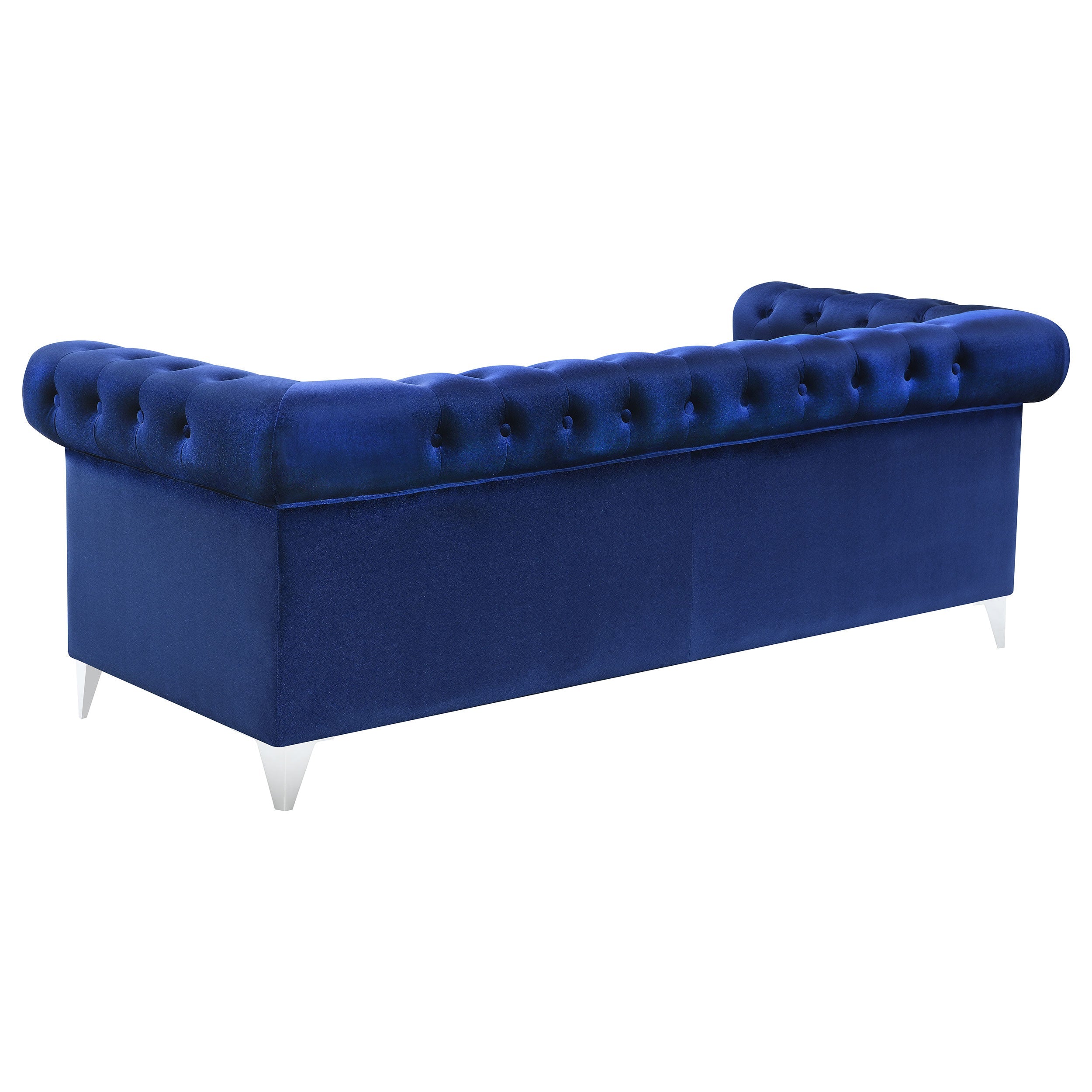 Bleker 2-piece Tuxedo Arm Living Room Set Blue