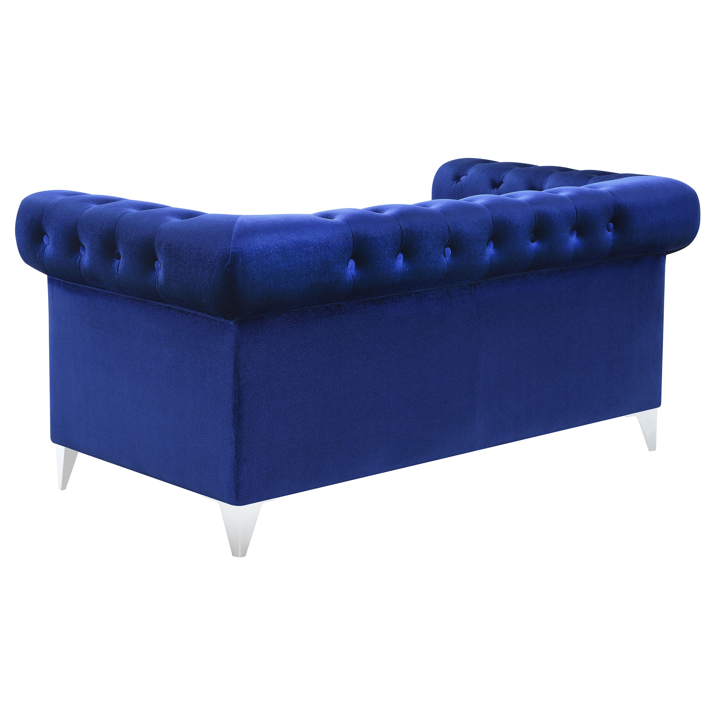 Bleker 2-piece Tuxedo Arm Living Room Set Blue