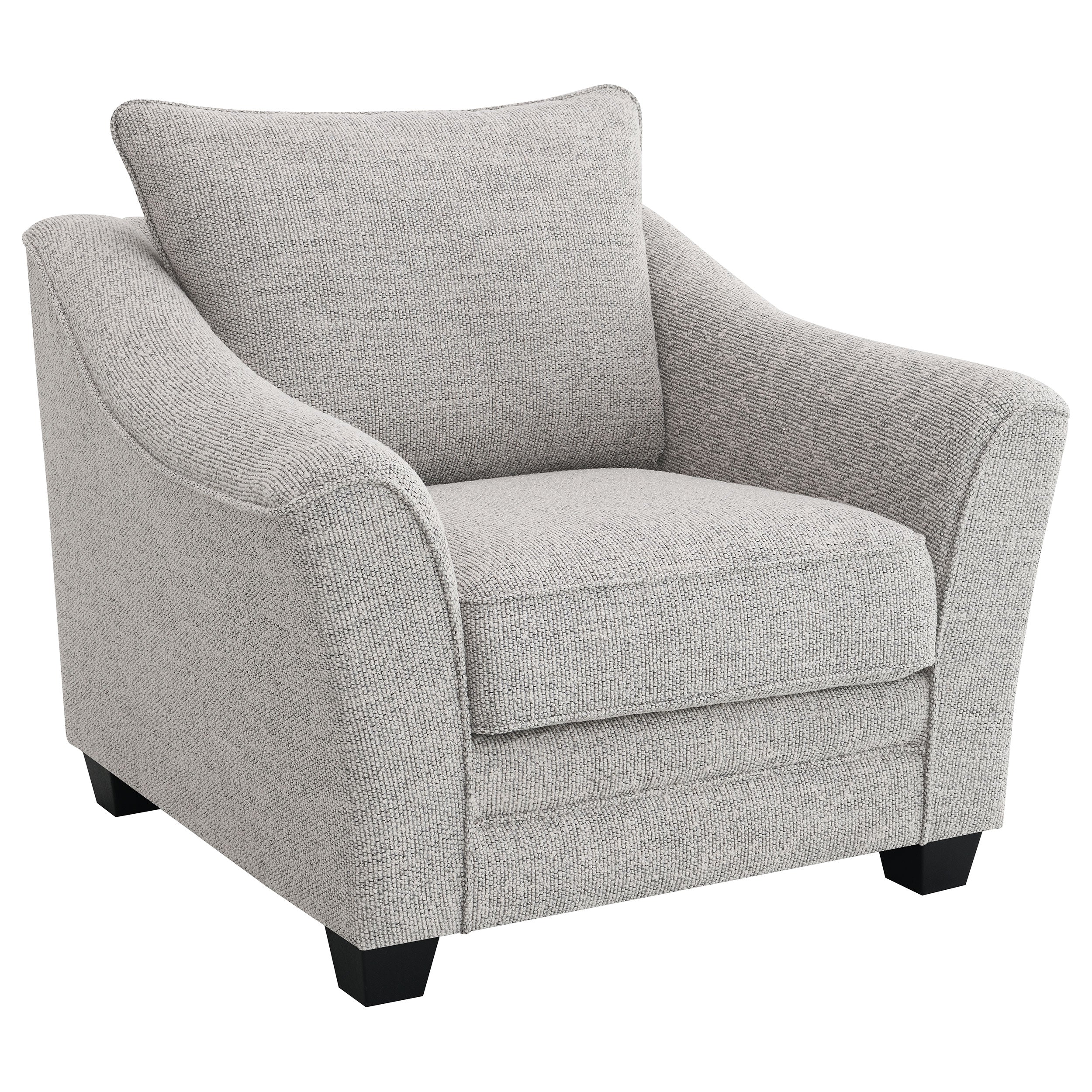 Tomkins Boucle Upholstered Sofa Set Light Grey