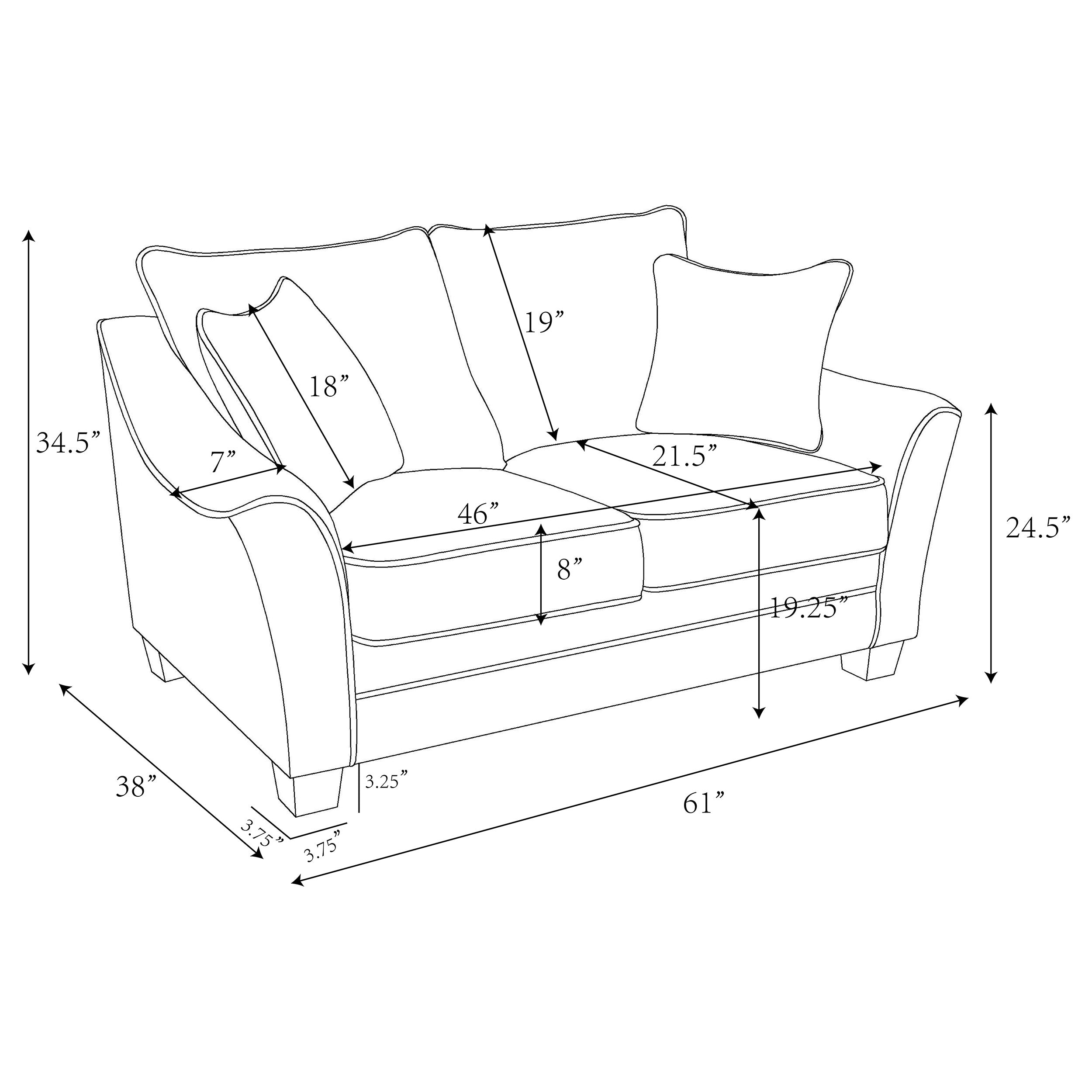 Tomkins Boucle Upholstered Loveseat Light Grey