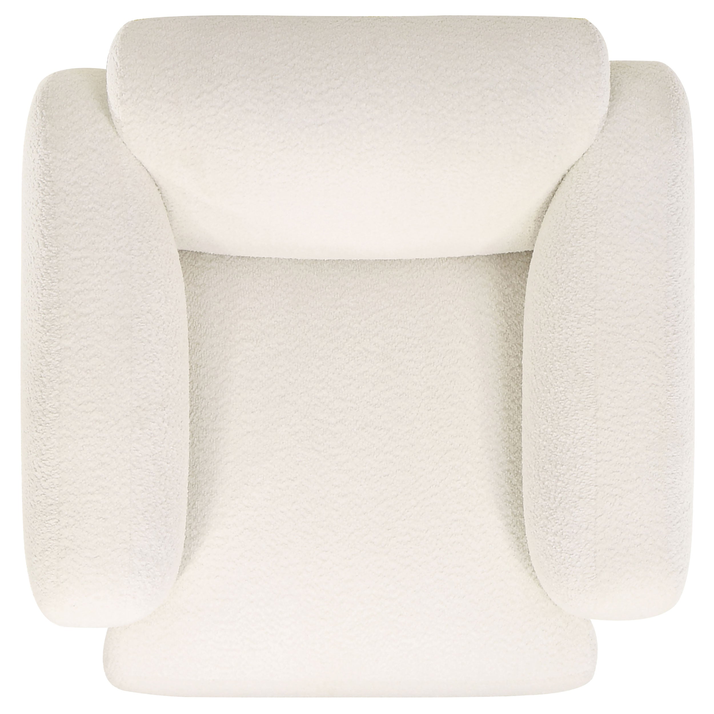 Dorset Fabric Upholstered Round Track Arm Accent Chair