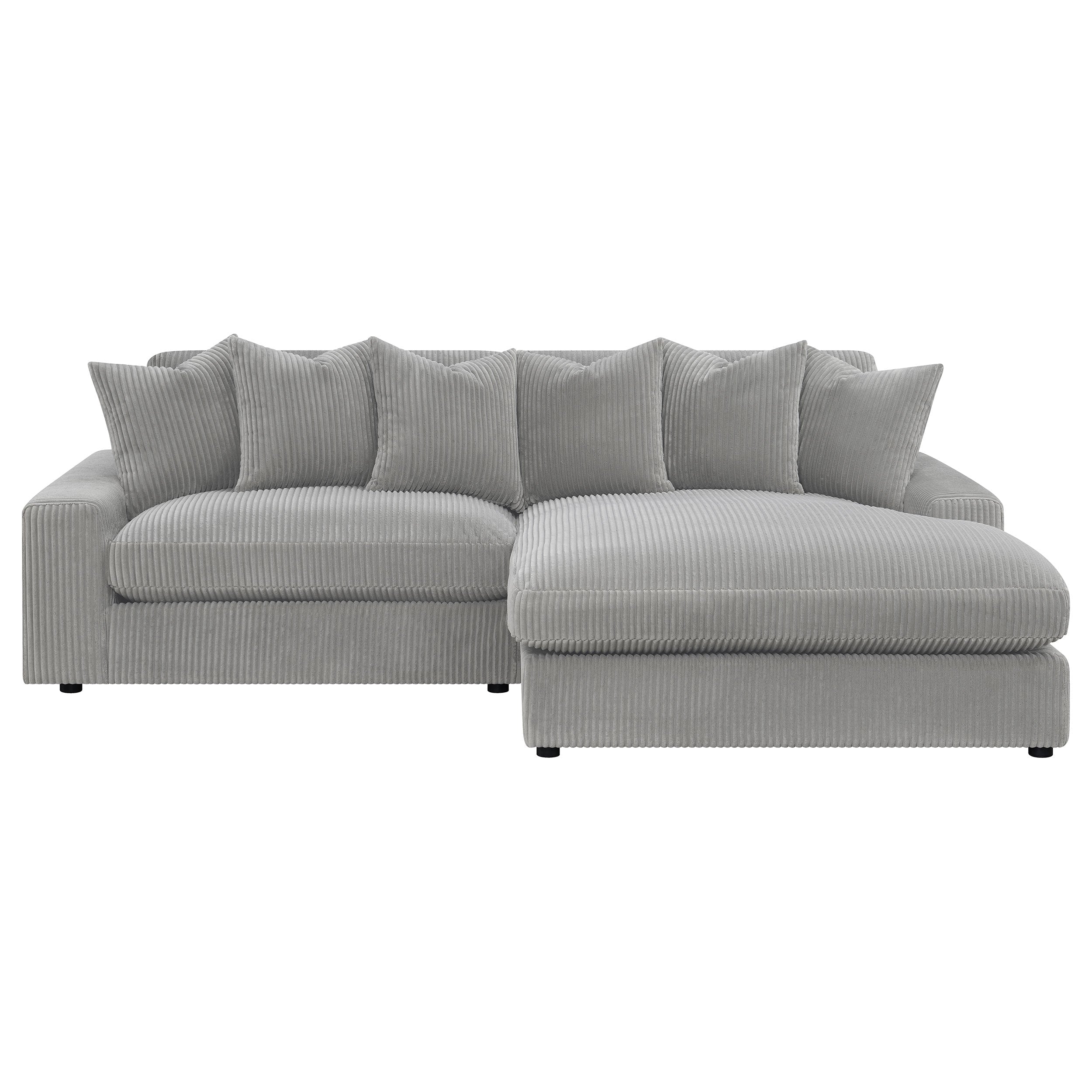 Blaine Upholstered Reversible Sectional Sofa Sand