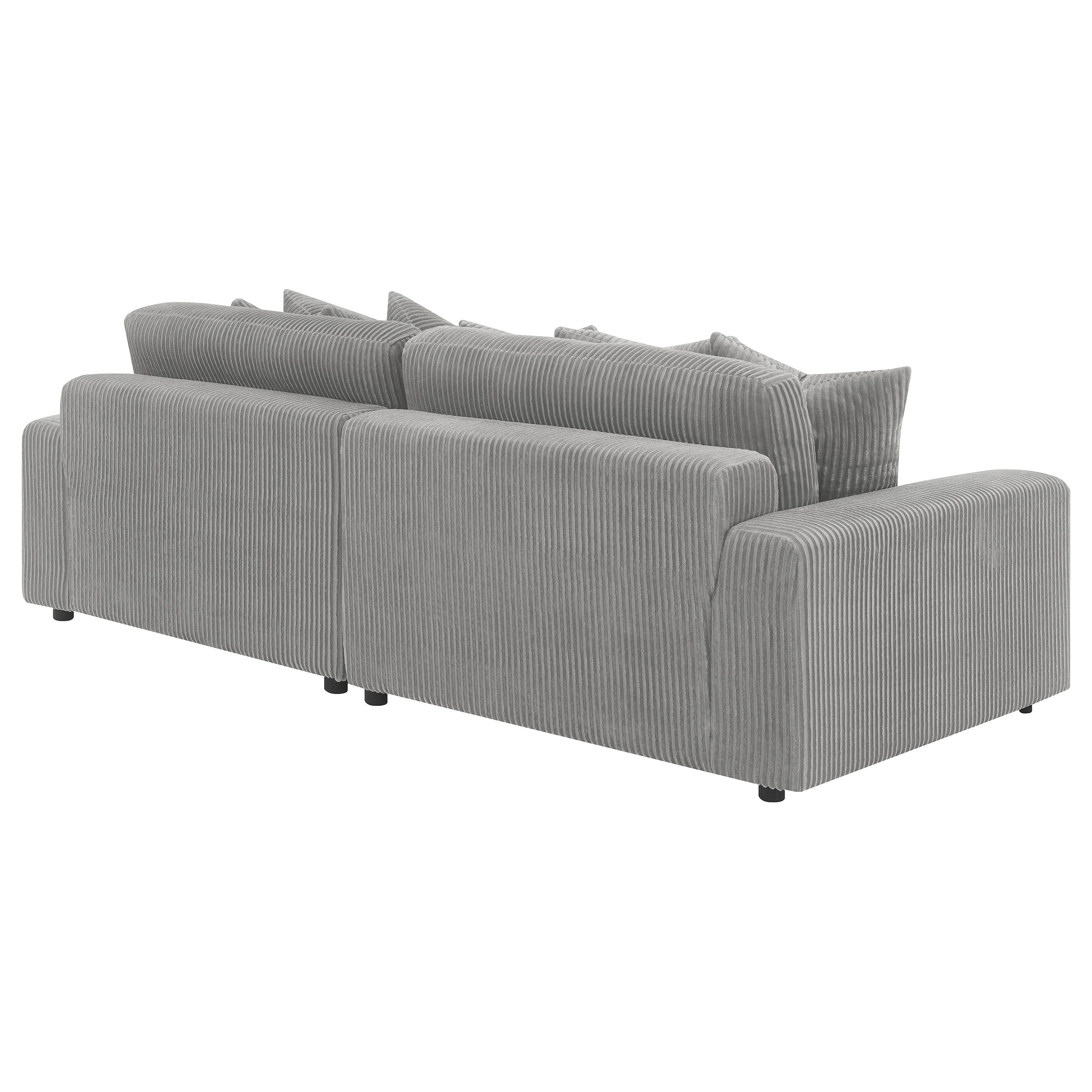 Blaine Upholstered Reversible Sectional Sofa Sand