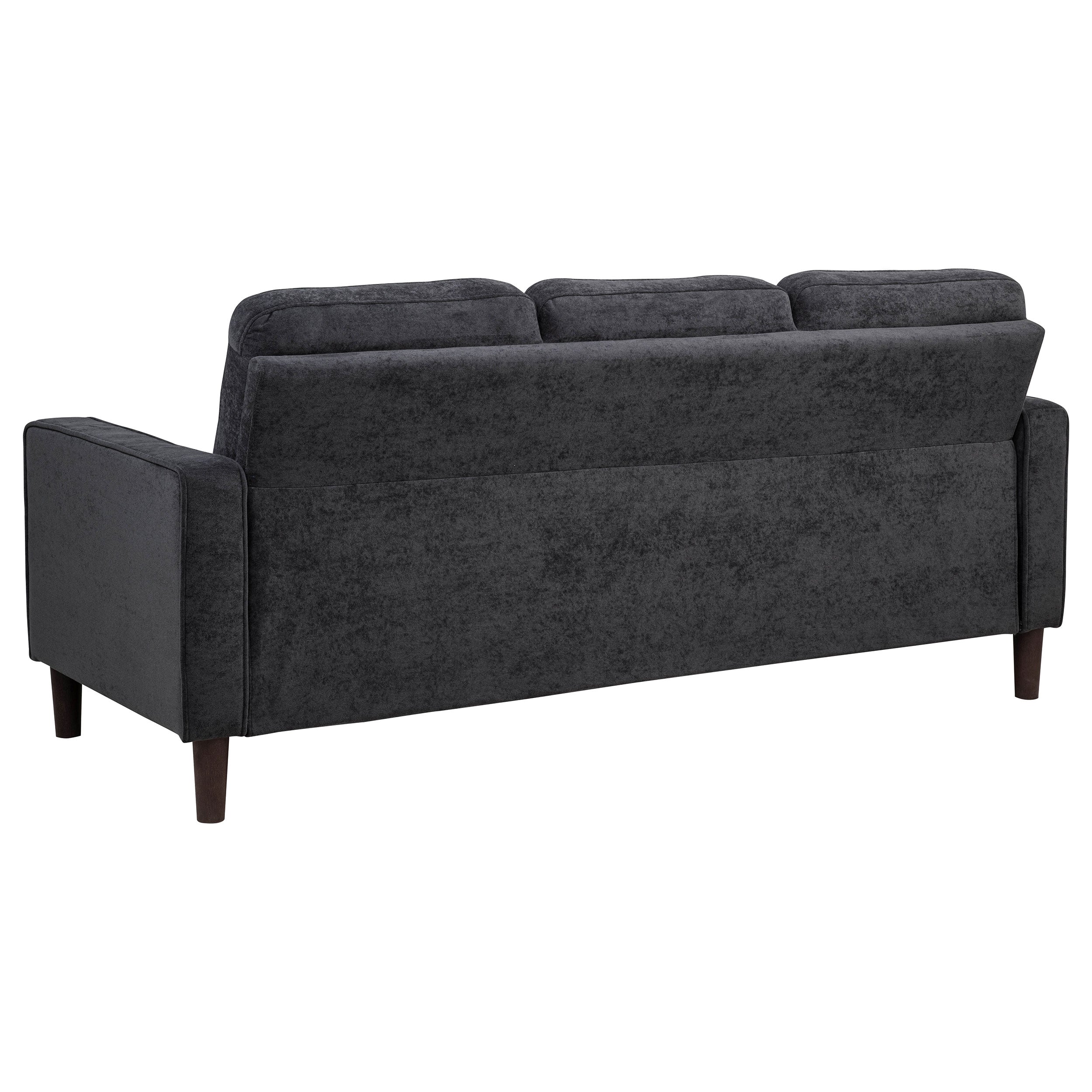 Bowen II Fabric Upholstered Track Arm Sofa Set